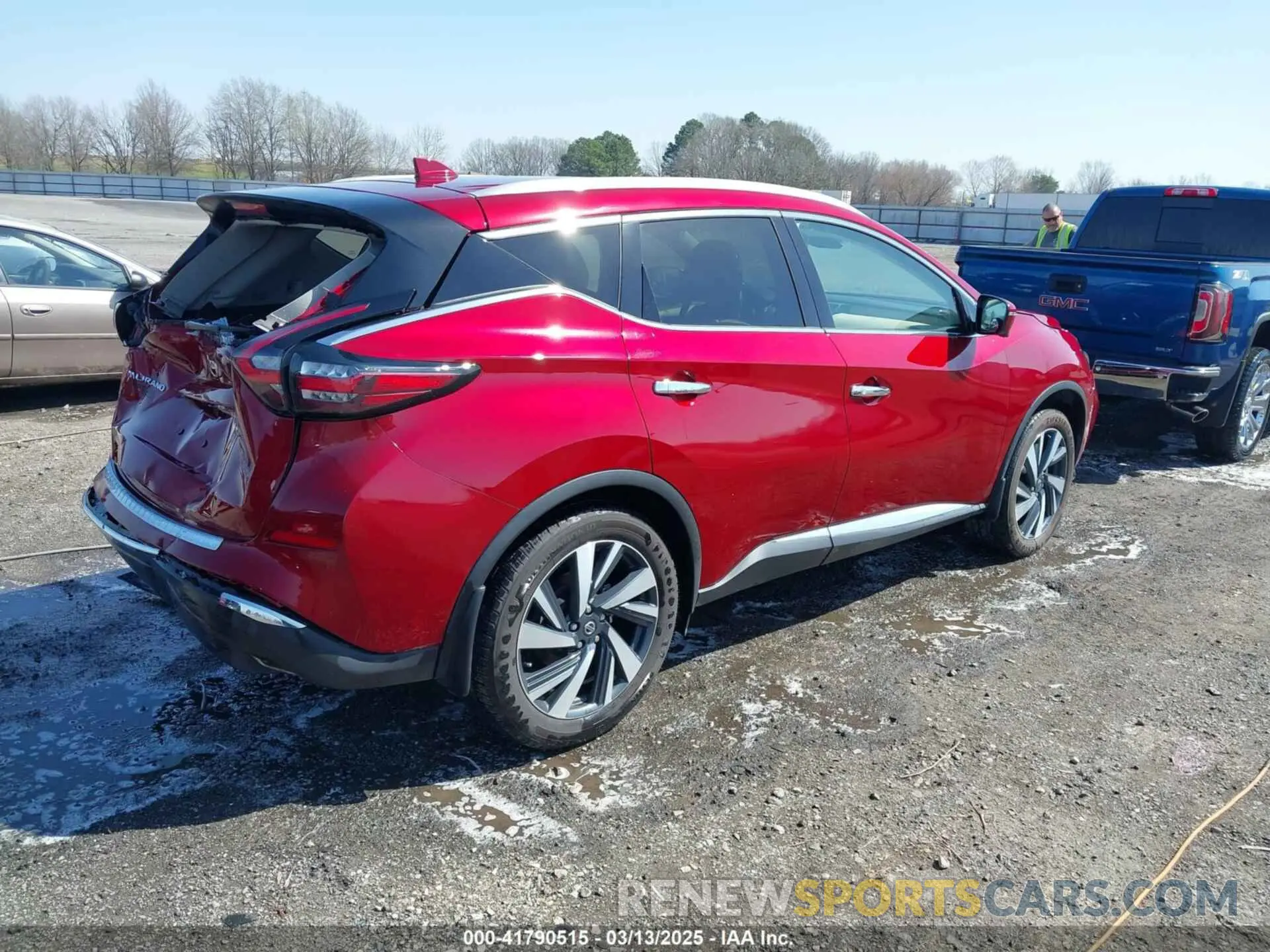 4 fotografías del automóvil dañado 5N1AZ2CJ8NC107826 NISSAN MURANO 2022