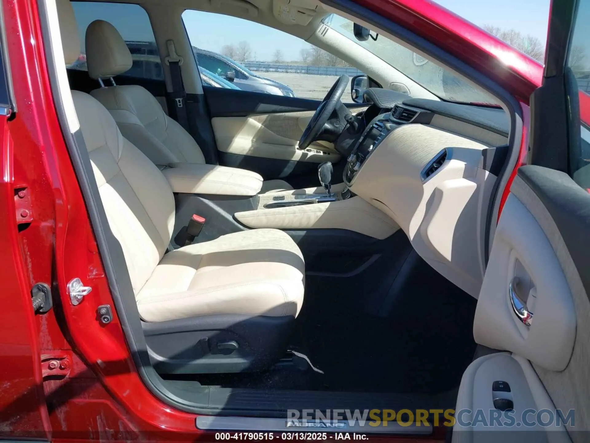 5 fotografías del automóvil dañado 5N1AZ2CJ8NC107826 NISSAN MURANO 2022