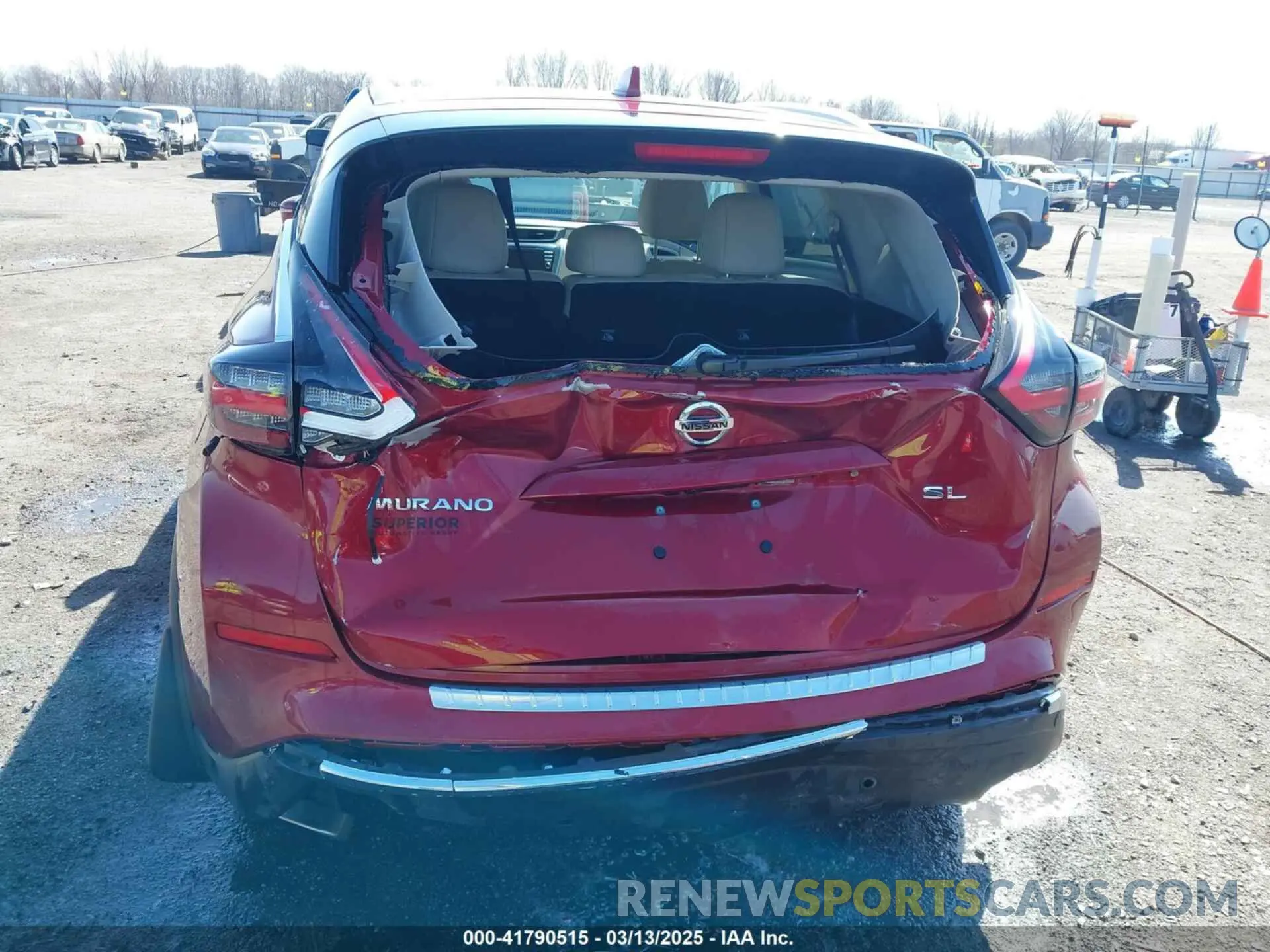 6 fotografías del automóvil dañado 5N1AZ2CJ8NC107826 NISSAN MURANO 2022