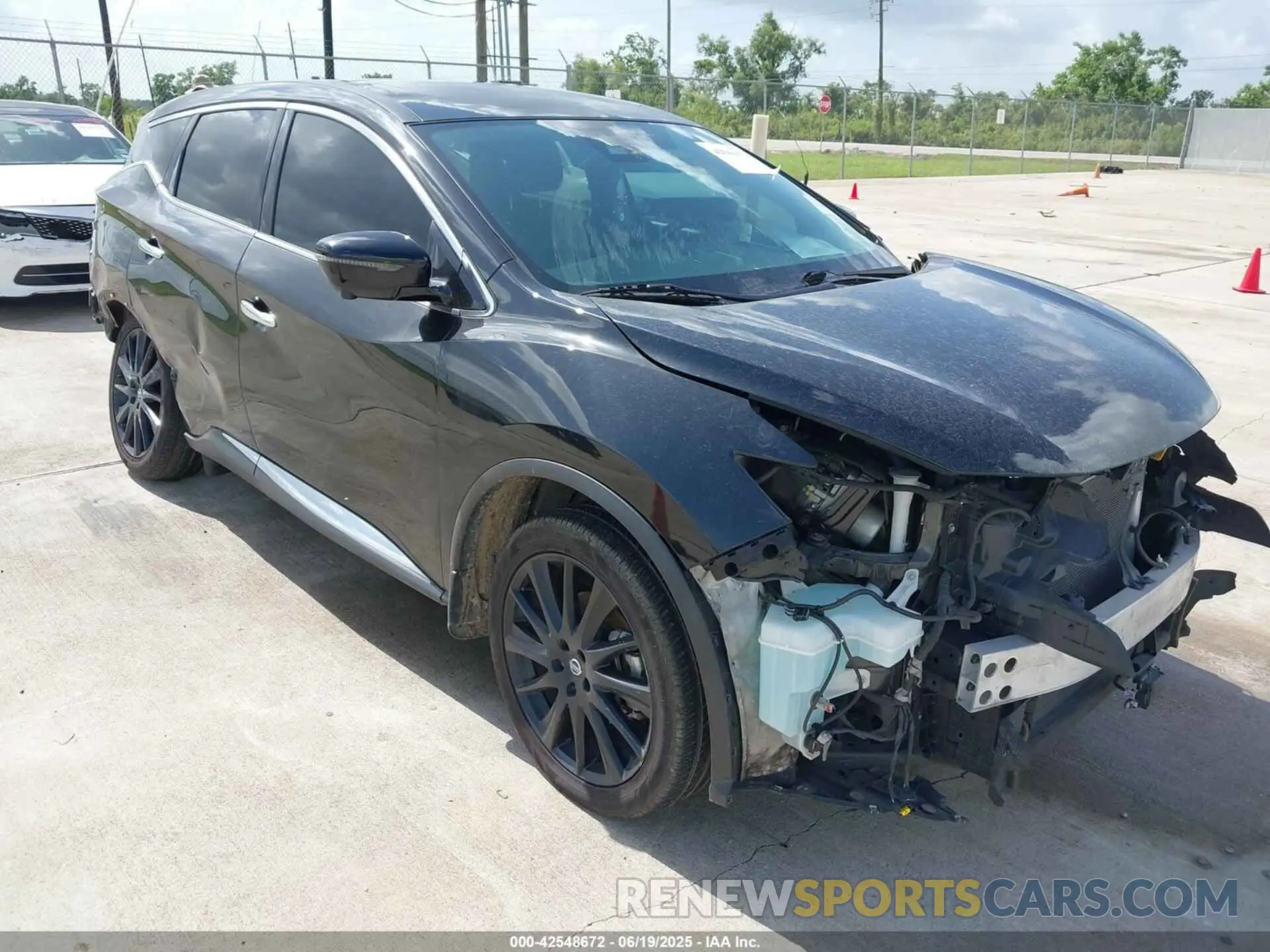 1 fotografías del automóvil dañado 5N1AZ2CJXNC106838 NISSAN MURANO 2022