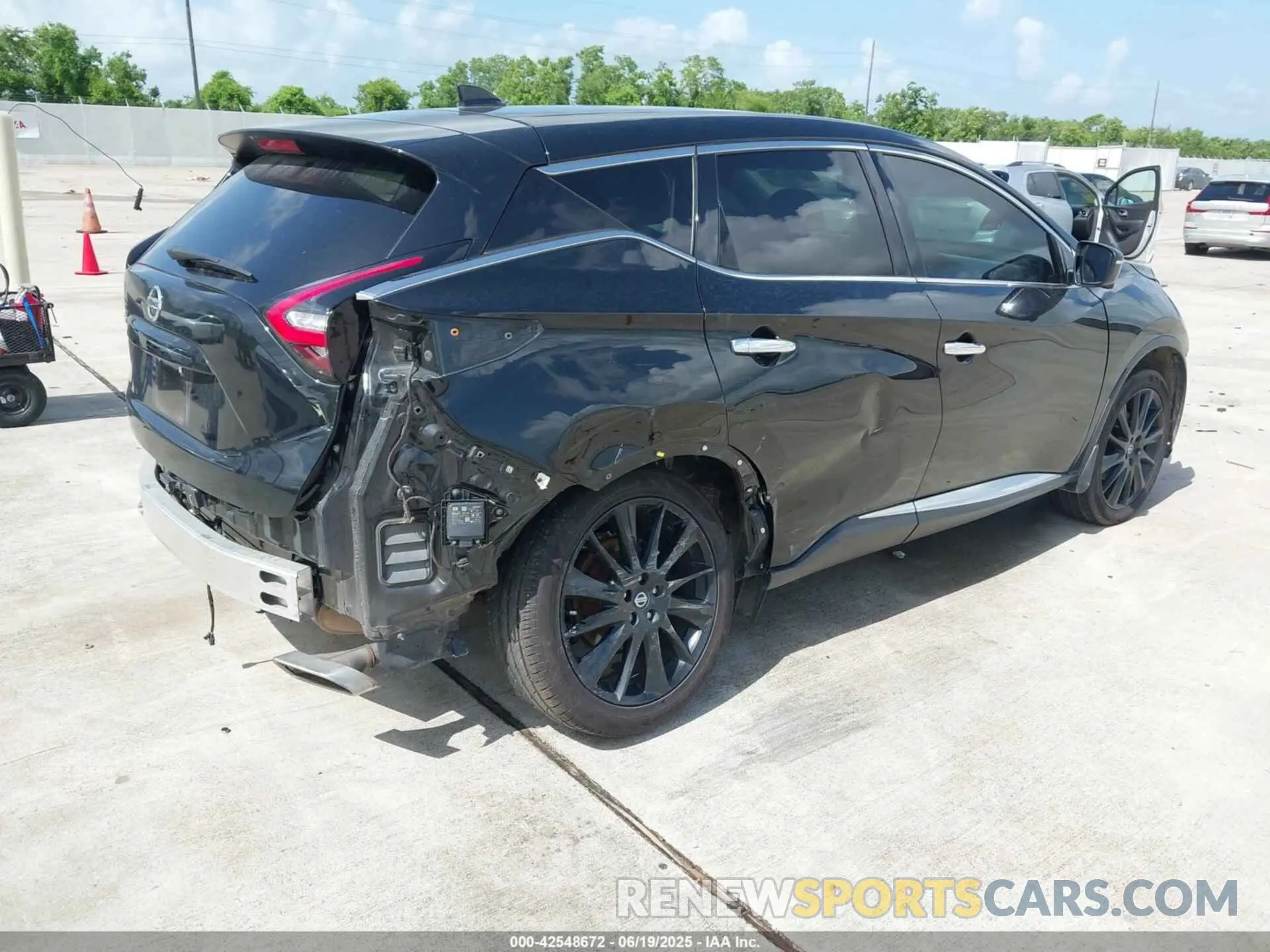 4 fotografías del automóvil dañado 5N1AZ2CJXNC106838 NISSAN MURANO 2022