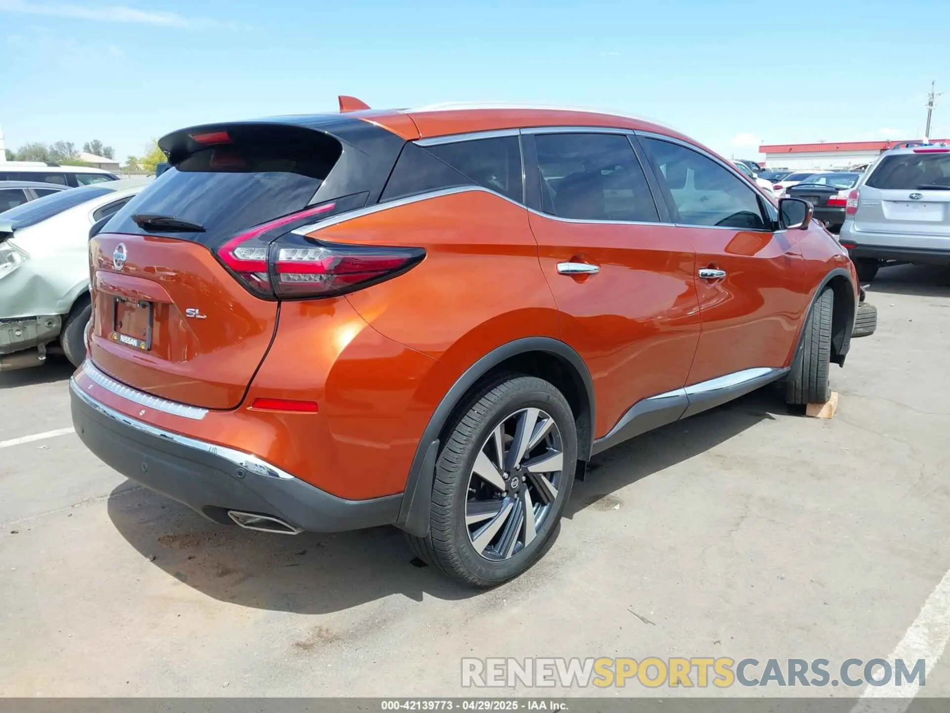 4 fotografías del automóvil dañado 5N1AZ2CJXNC110534 NISSAN MURANO 2022