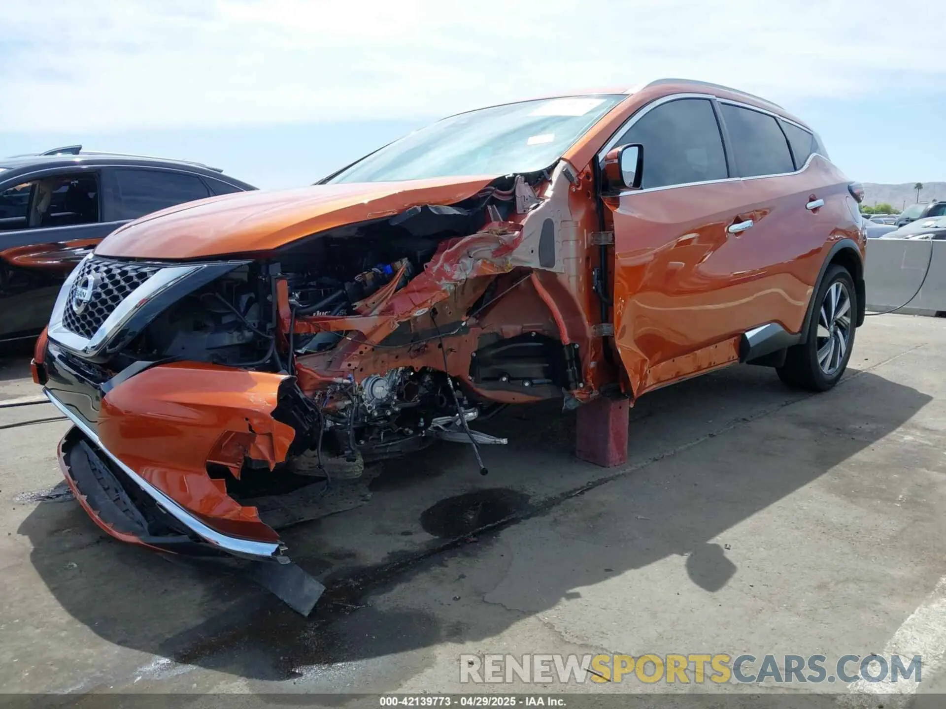 6 fotografías del automóvil dañado 5N1AZ2CJXNC110534 NISSAN MURANO 2022