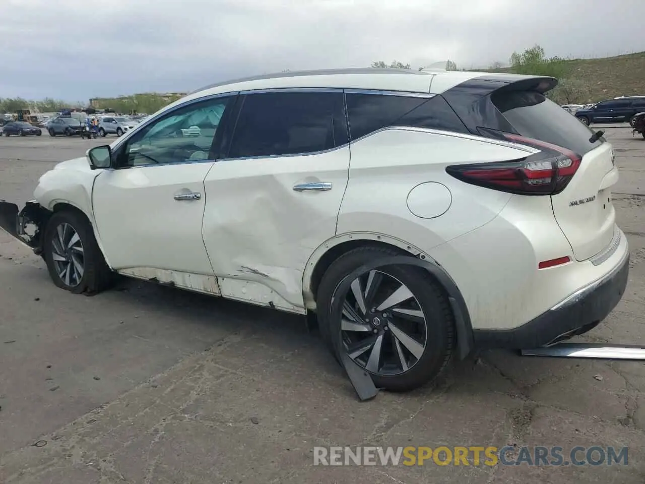 2 fotografías del automóvil dañado 5N1AZ2CS7NC117451 NISSAN MURANO 2022