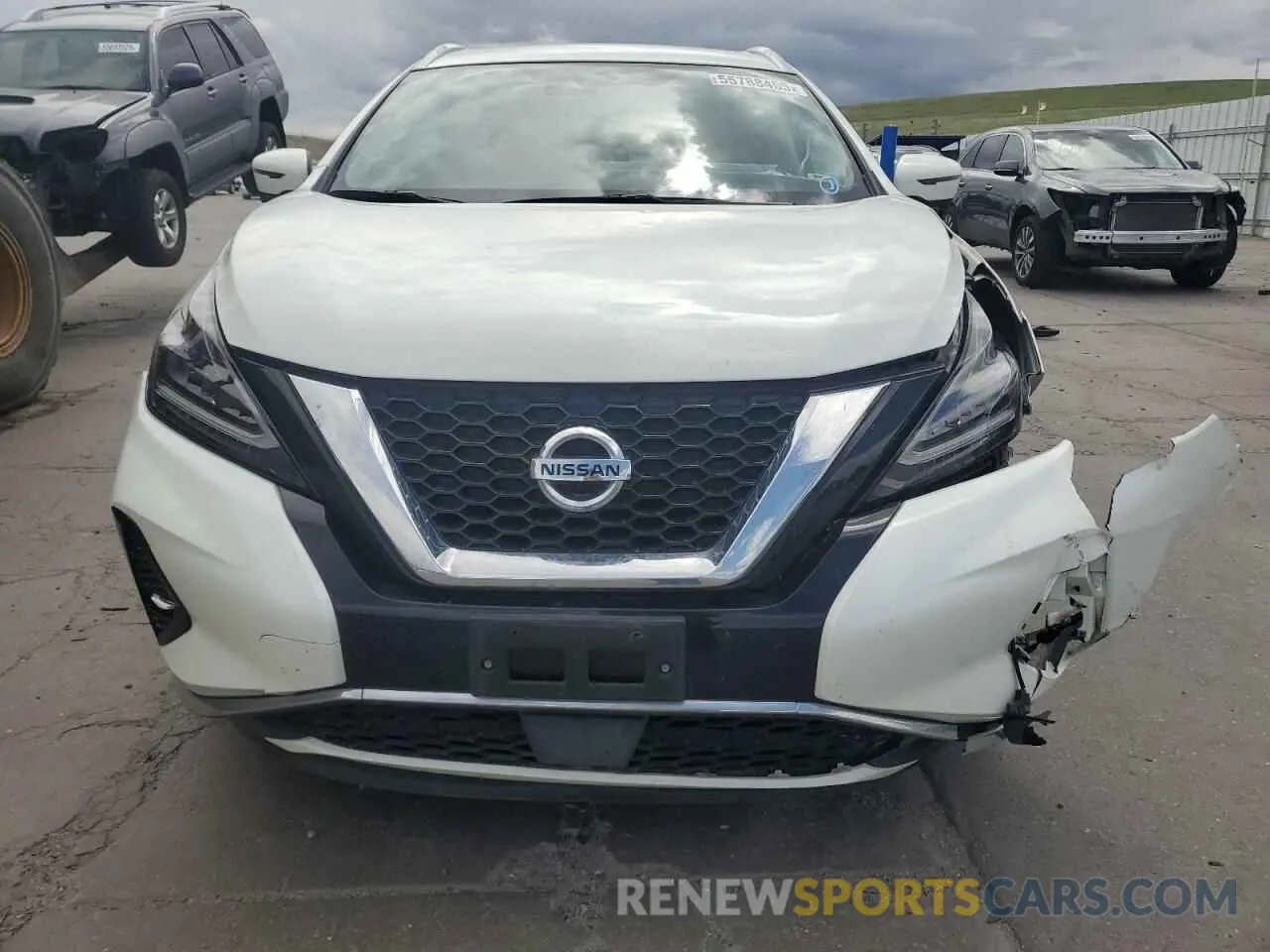 5 fotografías del automóvil dañado 5N1AZ2CS7NC117451 NISSAN MURANO 2022