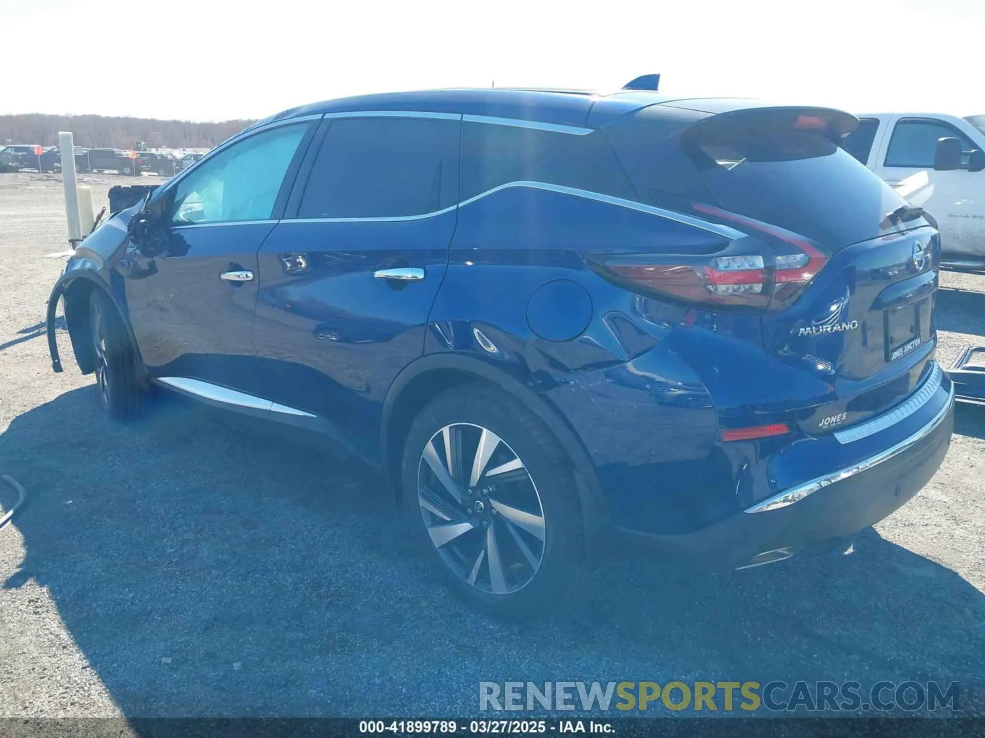 3 fotografías del automóvil dañado 5N1AZ2CS8NC107804 NISSAN MURANO 2022