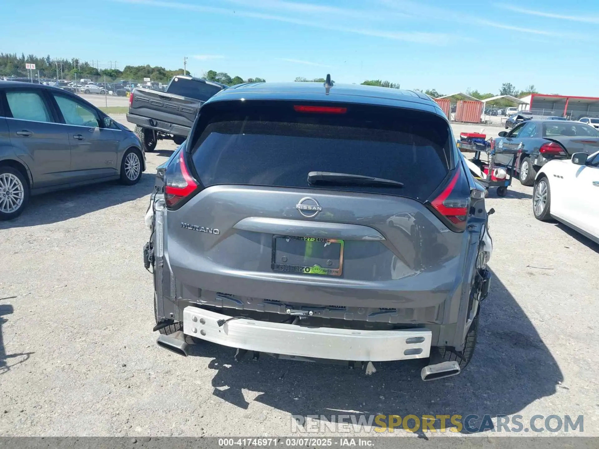15 fotografías del automóvil dañado 5N1AZ2AJ3PC137693 NISSAN MURANO 2023