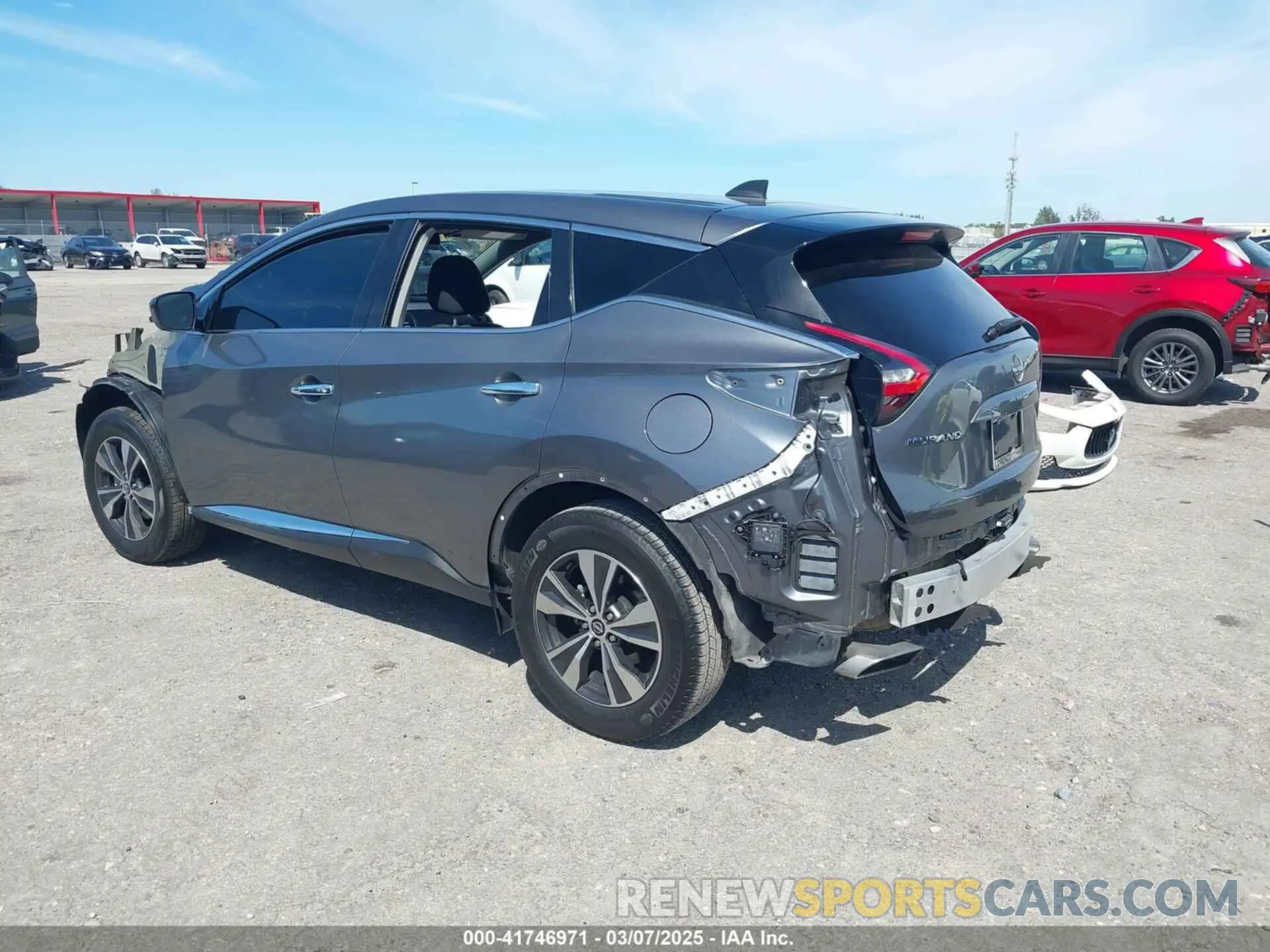 3 fotografías del automóvil dañado 5N1AZ2AJ3PC137693 NISSAN MURANO 2023