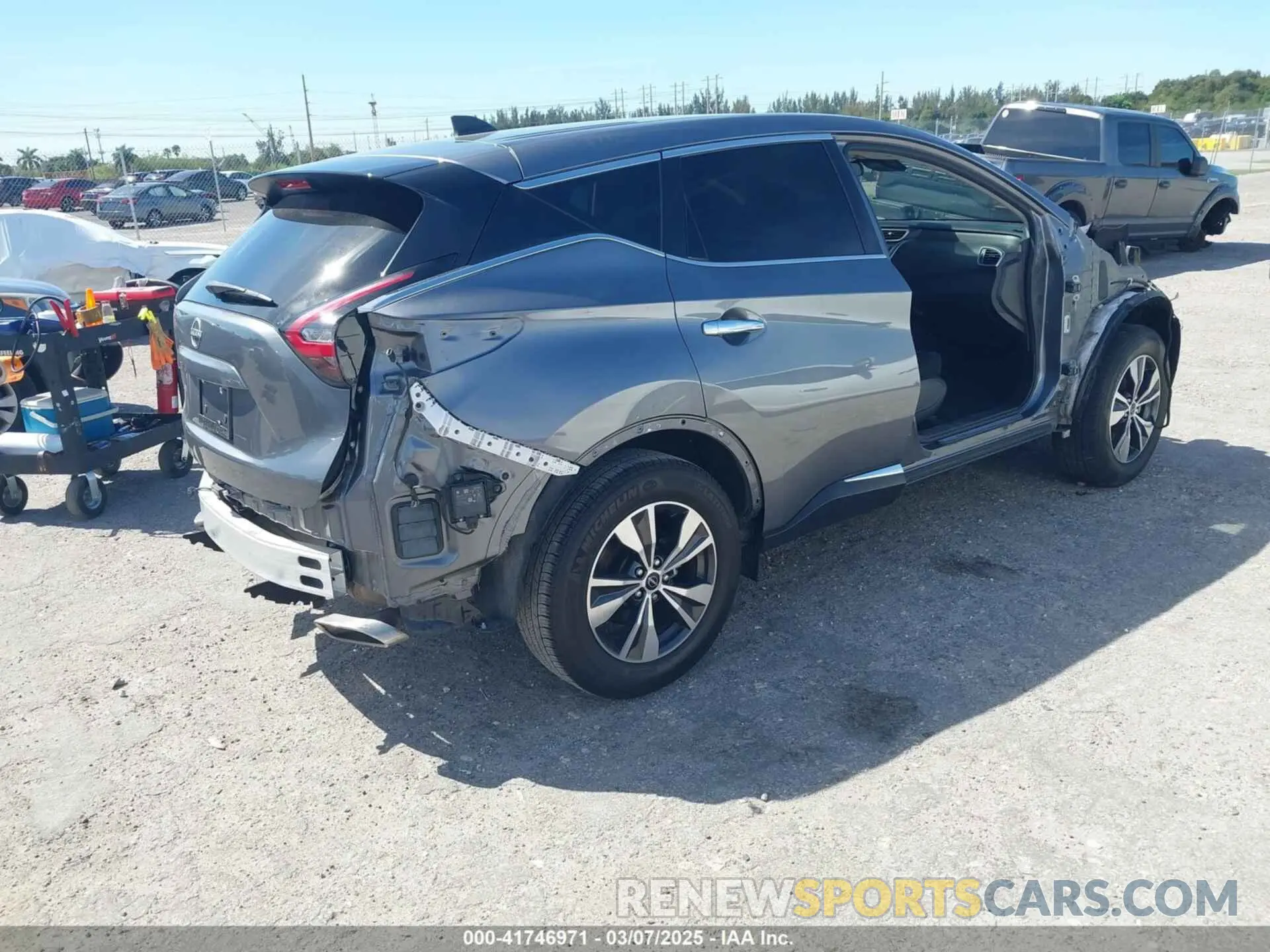 4 fotografías del automóvil dañado 5N1AZ2AJ3PC137693 NISSAN MURANO 2023