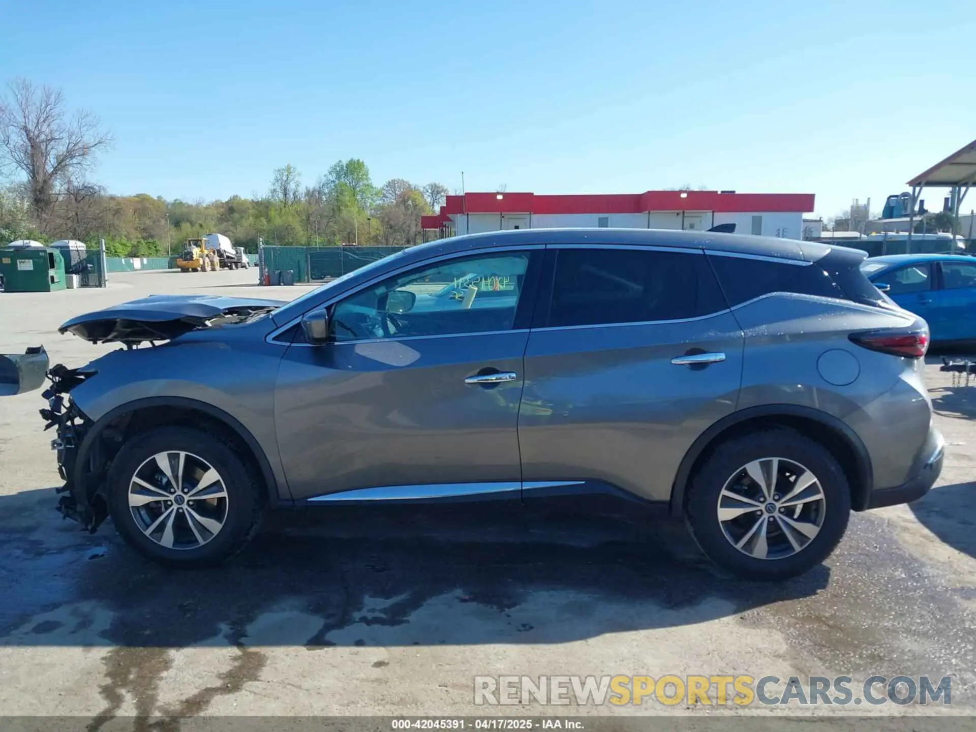 15 fotografías del automóvil dañado 5N1AZ2AJ5PC128347 NISSAN MURANO 2023