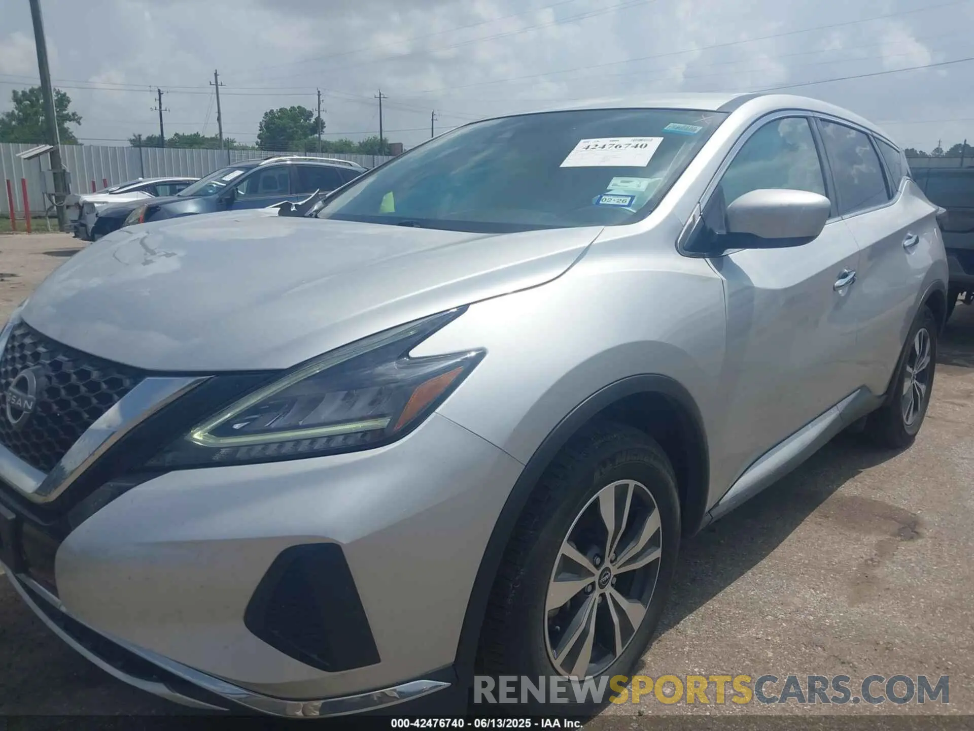 2 fotografías del automóvil dañado 5N1AZ2AS0PC130290 NISSAN MURANO 2023