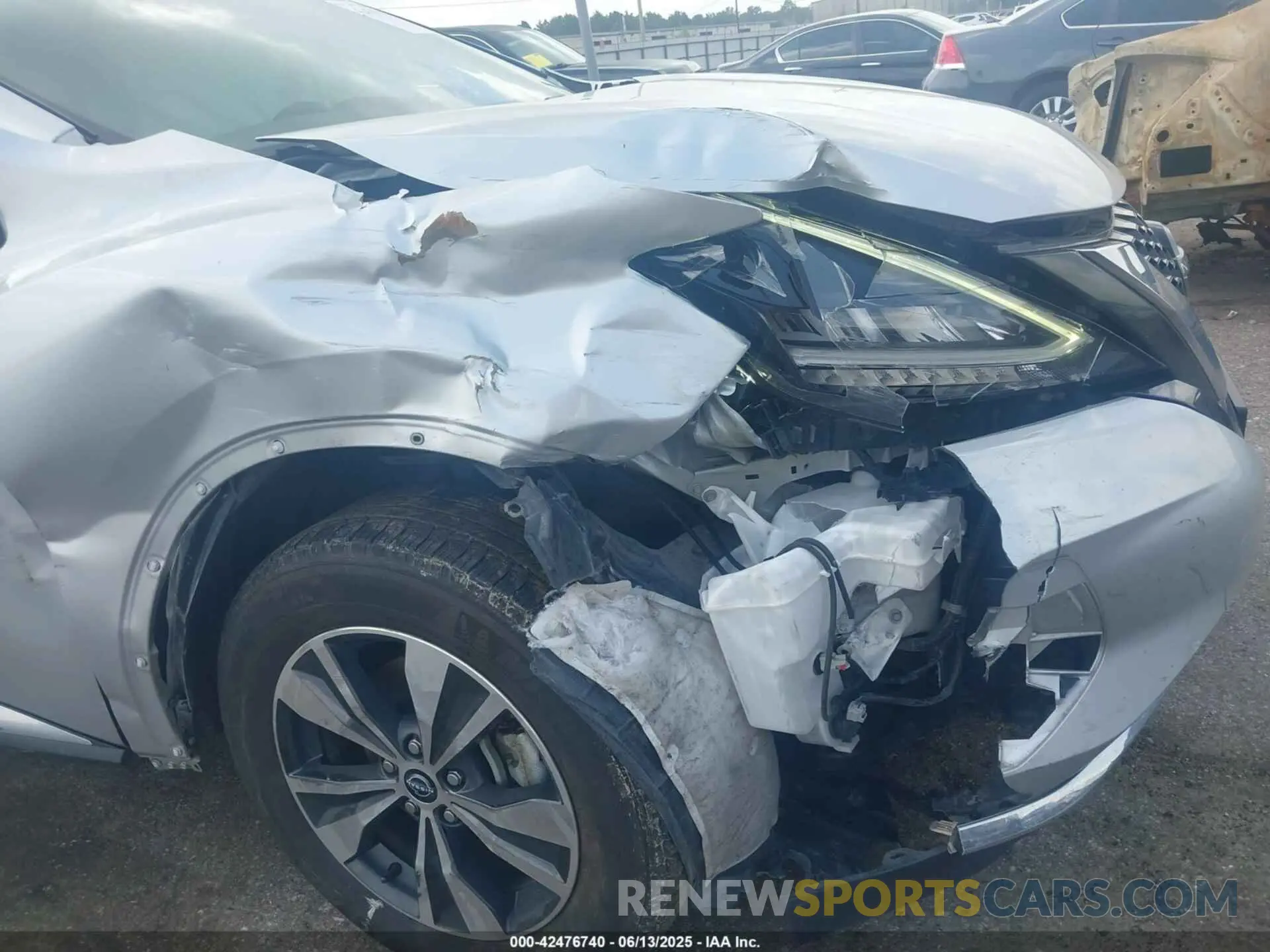 6 fotografías del automóvil dañado 5N1AZ2AS0PC130290 NISSAN MURANO 2023