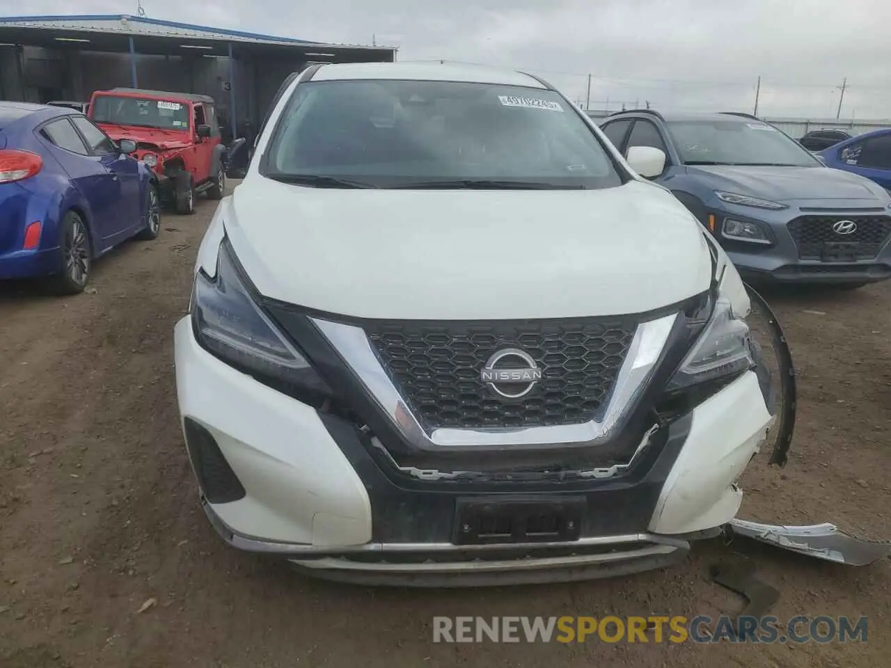 5 fotografías del automóvil dañado 5N1AZ2AS0PC140799 NISSAN MURANO 2023