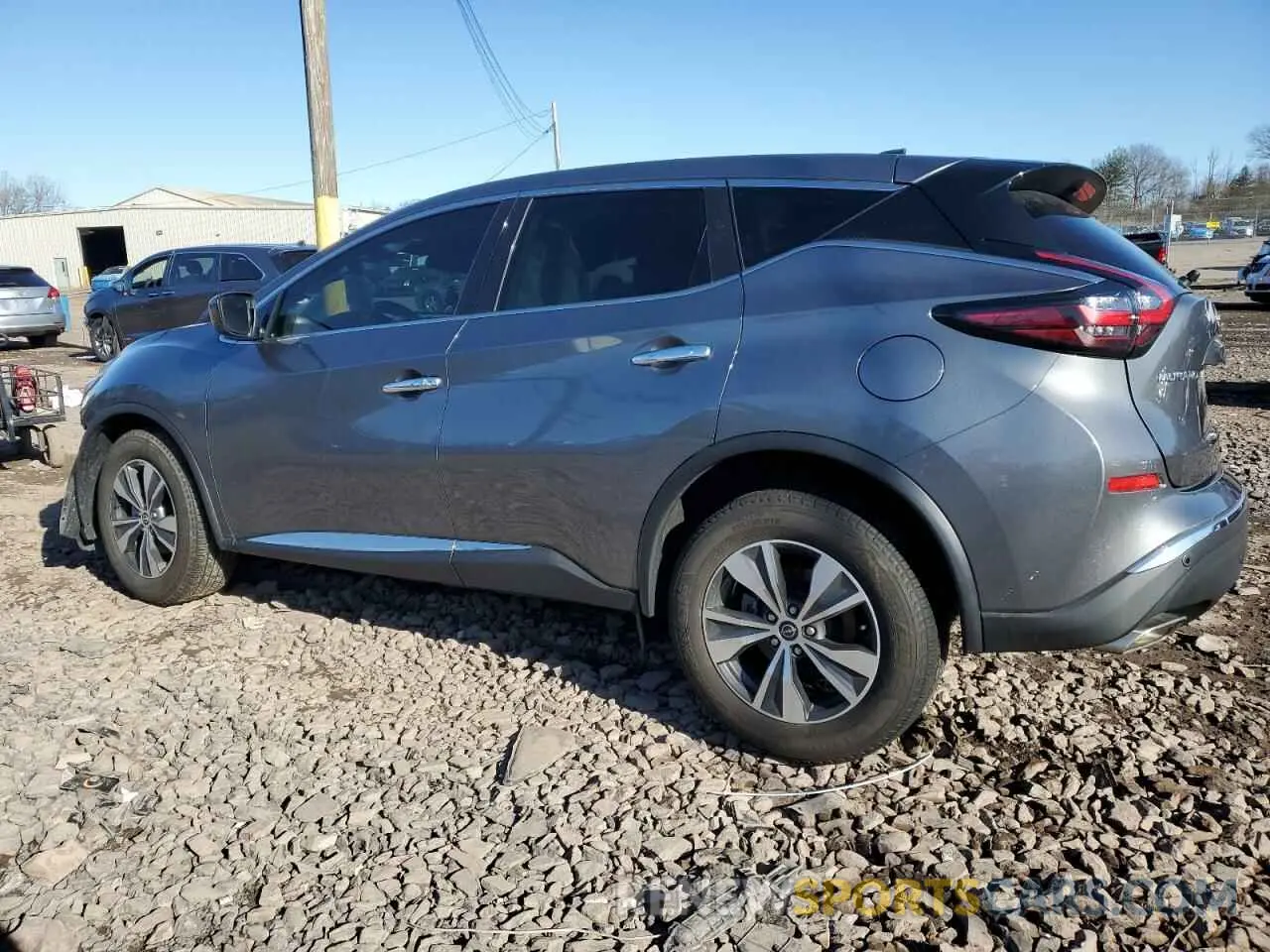 2 fotografías del automóvil dañado 5N1AZ2AS9PC111110 NISSAN MURANO 2023