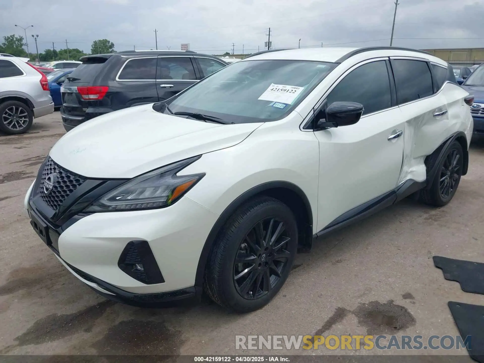 2 fotografías del automóvil dañado 5N1AZ2BJ2PC141944 NISSAN MURANO 2023