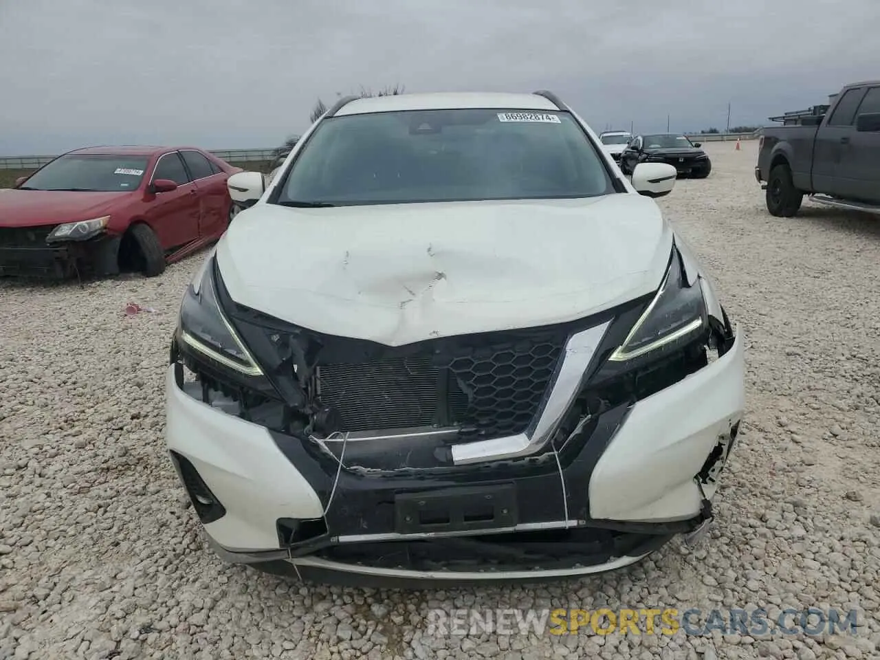 5 fotografías del automóvil dañado 5N1AZ2BJ6PC113466 NISSAN MURANO 2023