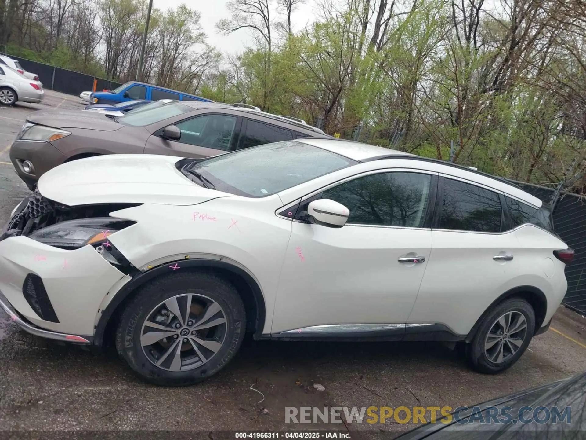 14 fotografías del automóvil dañado 5N1AZ2BJ7PC138117 NISSAN MURANO 2023