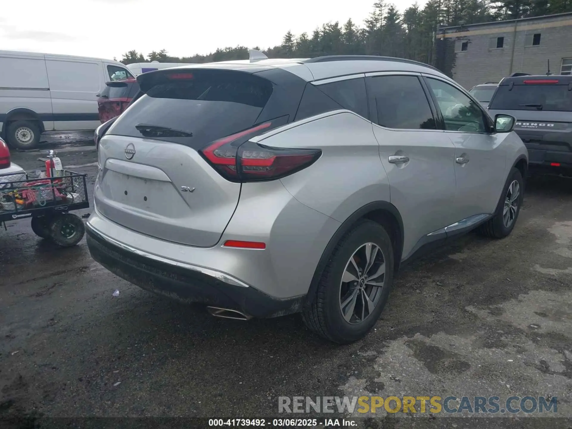 4 fotografías del automóvil dañado 5N1AZ2BJ8PC122184 NISSAN MURANO 2023