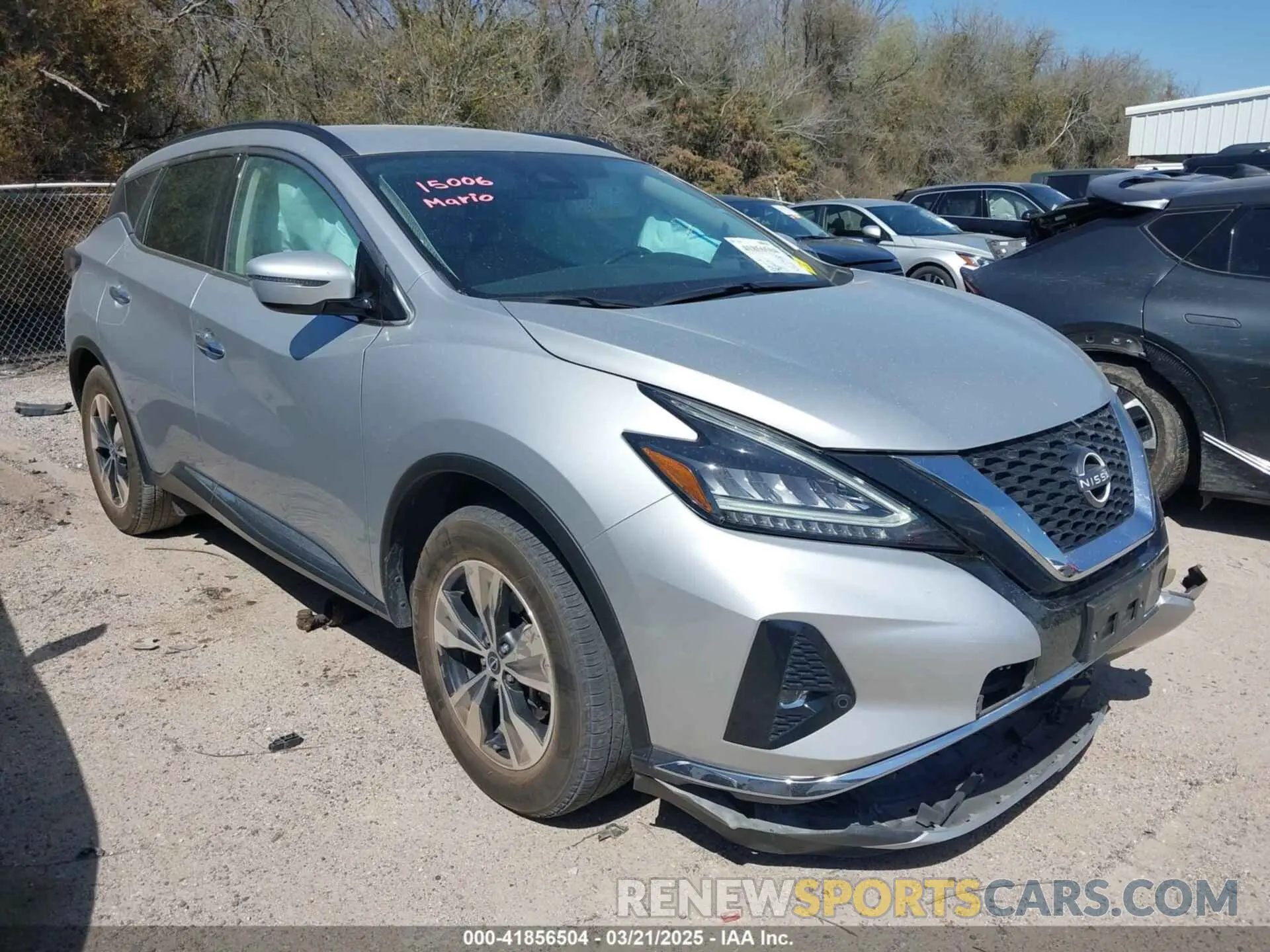 1 fotografías del automóvil dañado 5N1AZ2BJ9PC140063 NISSAN MURANO 2023