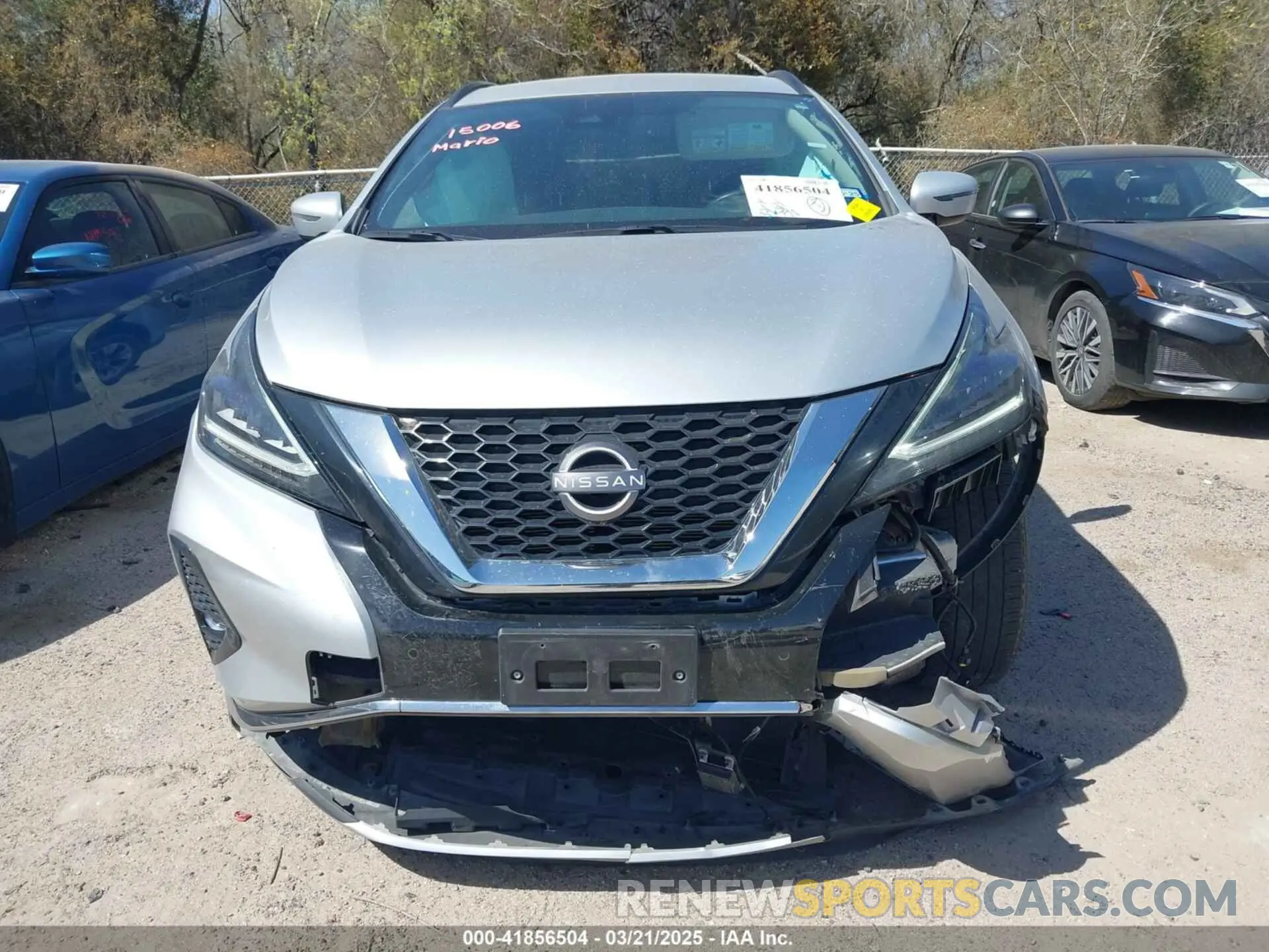 12 fotografías del automóvil dañado 5N1AZ2BJ9PC140063 NISSAN MURANO 2023