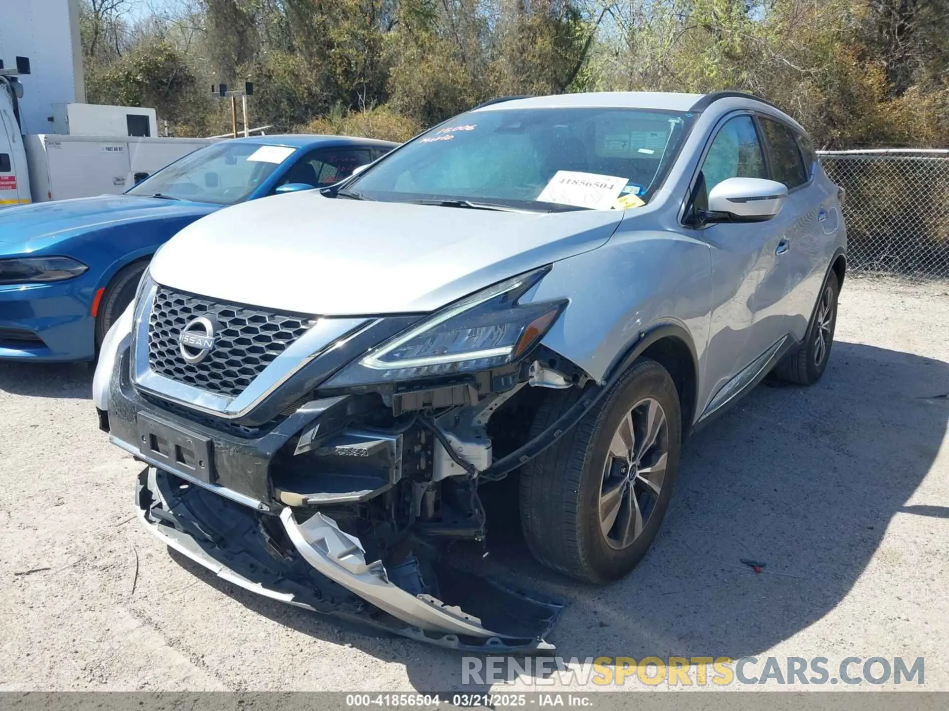2 fotografías del automóvil dañado 5N1AZ2BJ9PC140063 NISSAN MURANO 2023