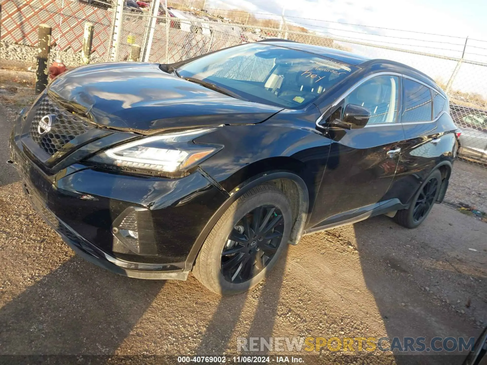 2 fotografías del automóvil dañado 5N1AZ2BS6PC142622 NISSAN MURANO 2023