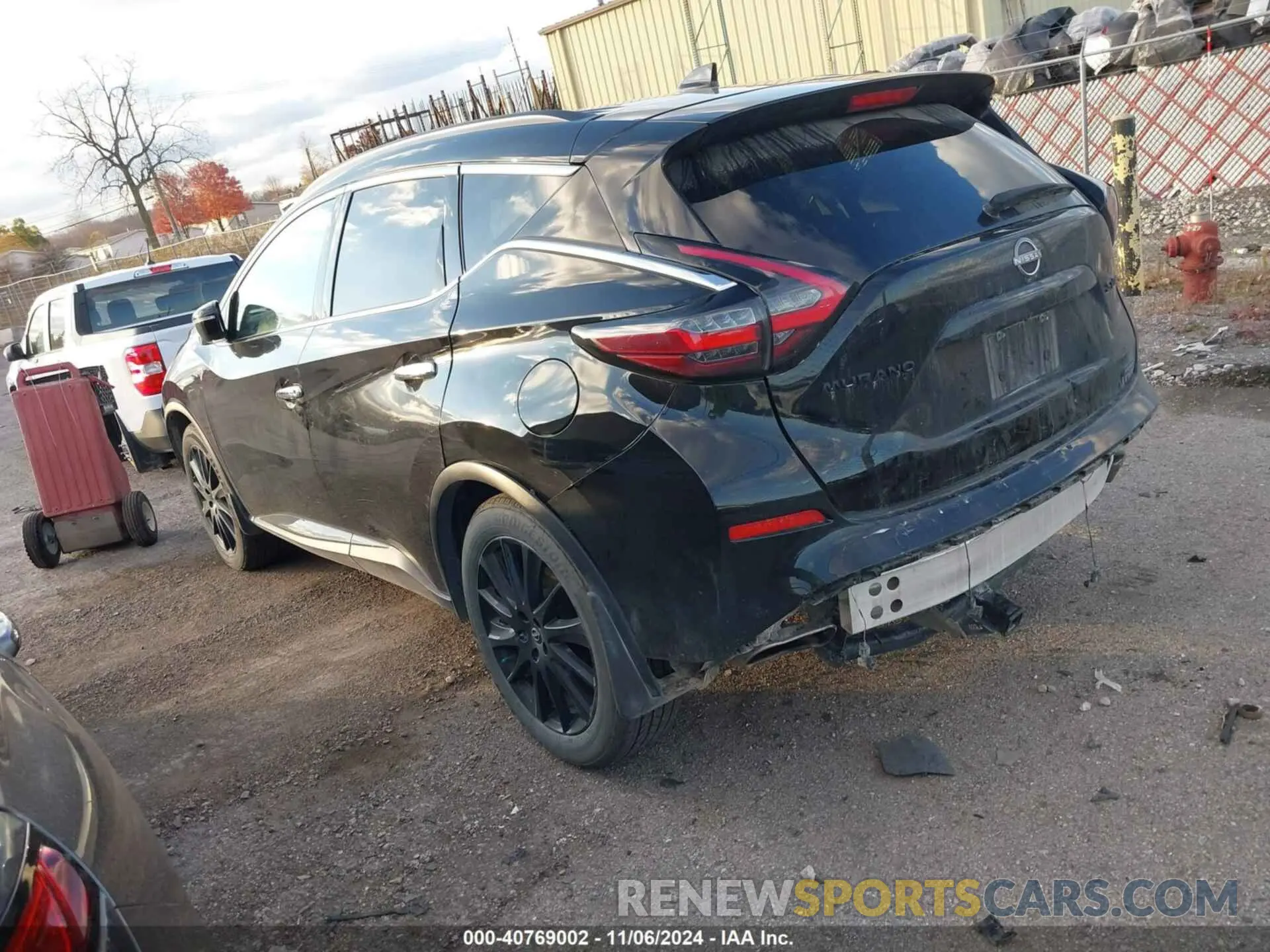 3 fotografías del automóvil dañado 5N1AZ2BS6PC142622 NISSAN MURANO 2023