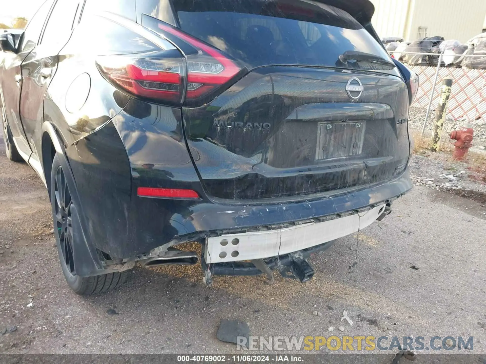 6 fotografías del automóvil dañado 5N1AZ2BS6PC142622 NISSAN MURANO 2023