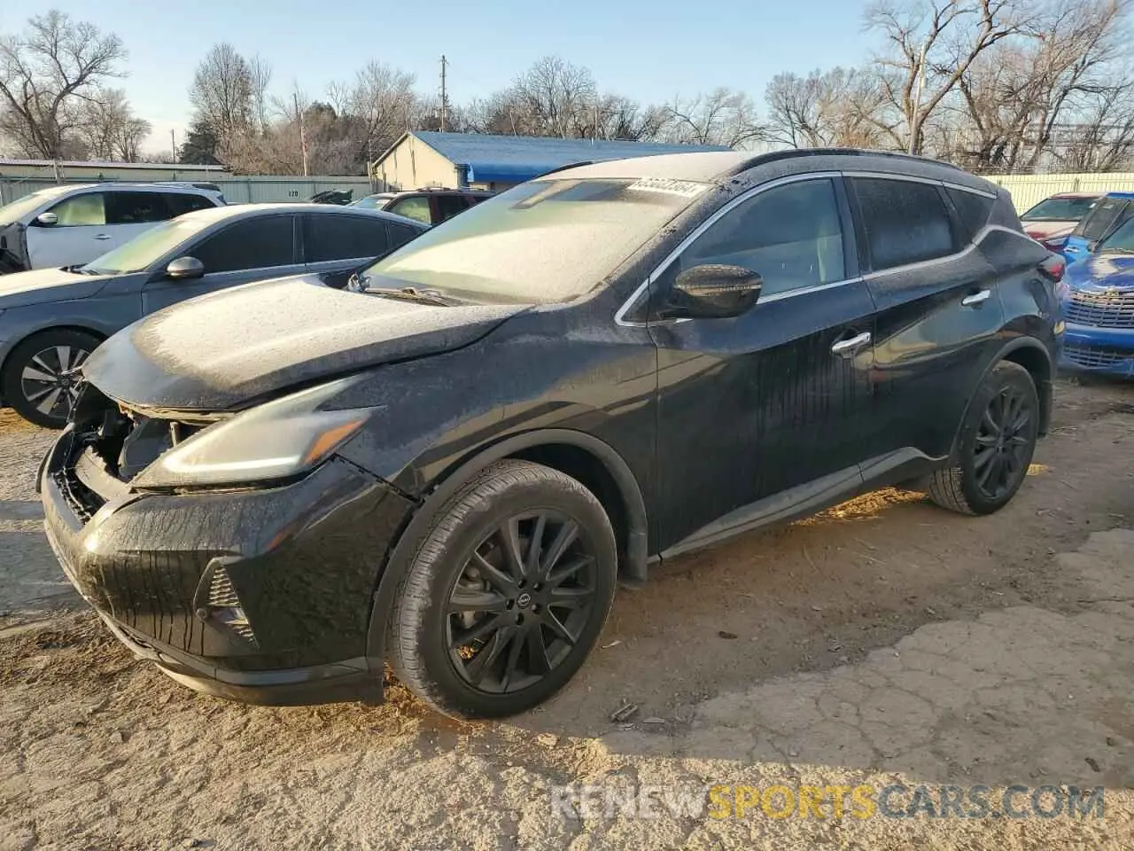1 fotografías del automóvil dañado 5N1AZ2BS7PC115767 NISSAN MURANO 2023