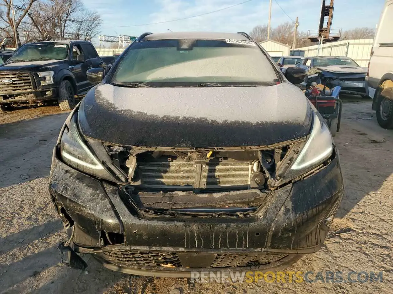 5 fotografías del automóvil dañado 5N1AZ2BS7PC115767 NISSAN MURANO 2023