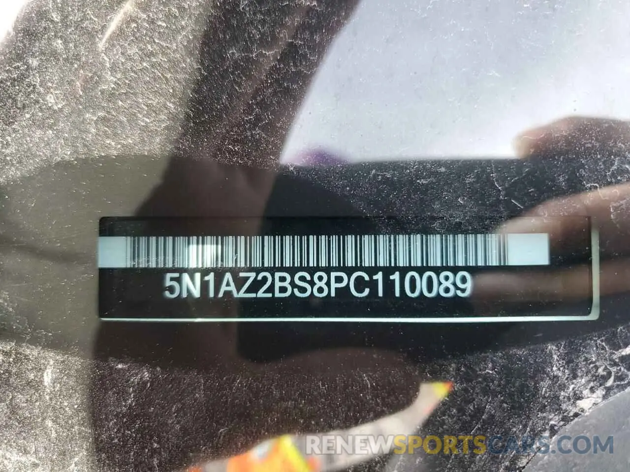 15 fotografías del automóvil dañado 5N1AZ2BS8PC110089 NISSAN MURANO 2023