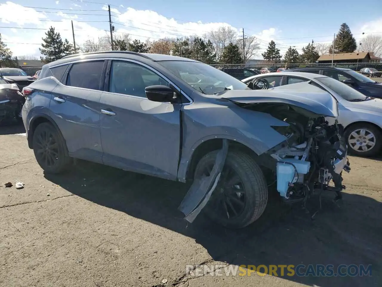 4 fotografías del automóvil dañado 5N1AZ2BS9PC111090 NISSAN MURANO 2023