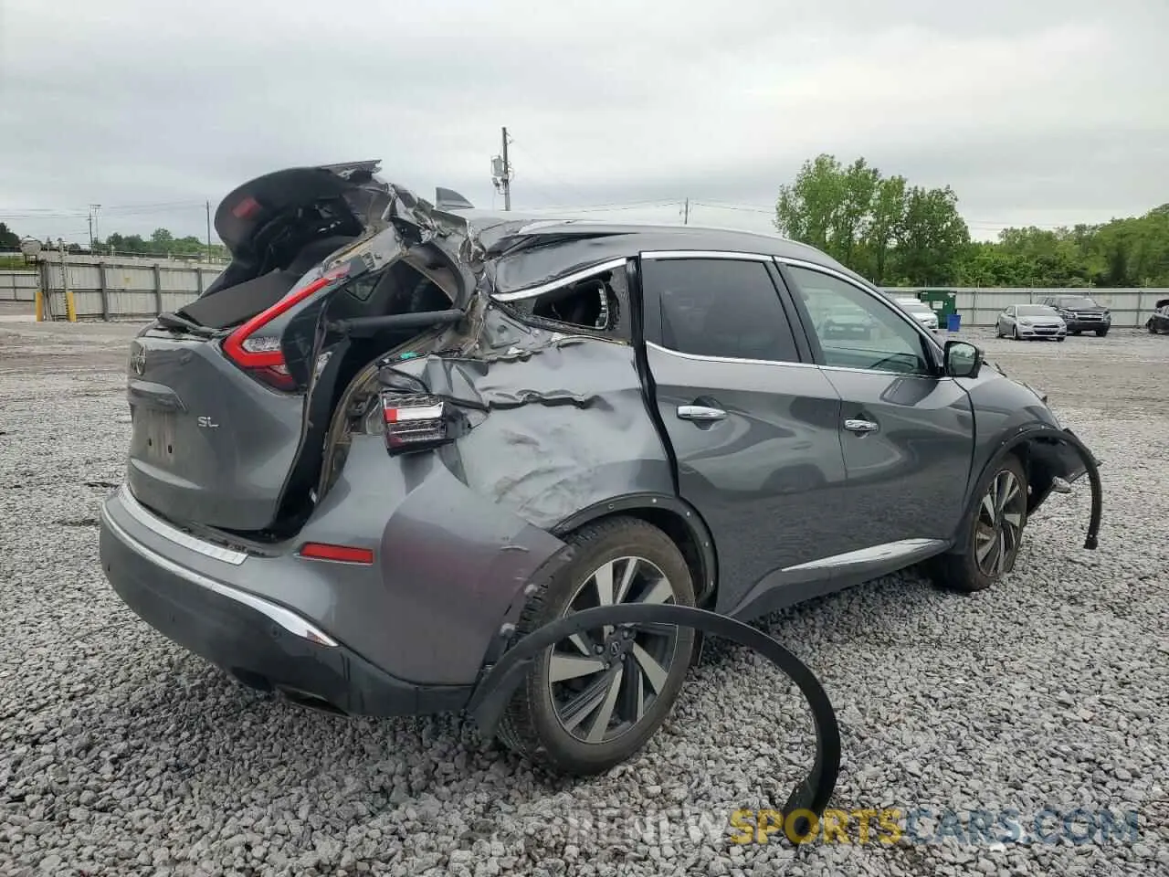 3 fotografías del automóvil dañado 5N1AZ2CJ5PC119208 NISSAN MURANO 2023