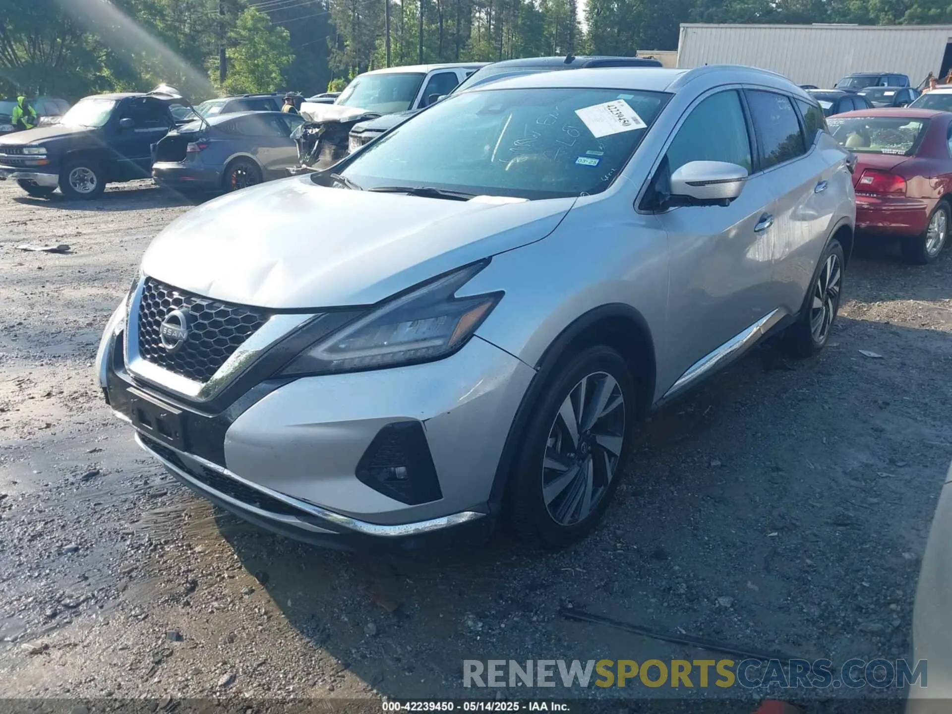 2 fotografías del automóvil dañado 5N1AZ2CJ6PC131299 NISSAN MURANO 2023