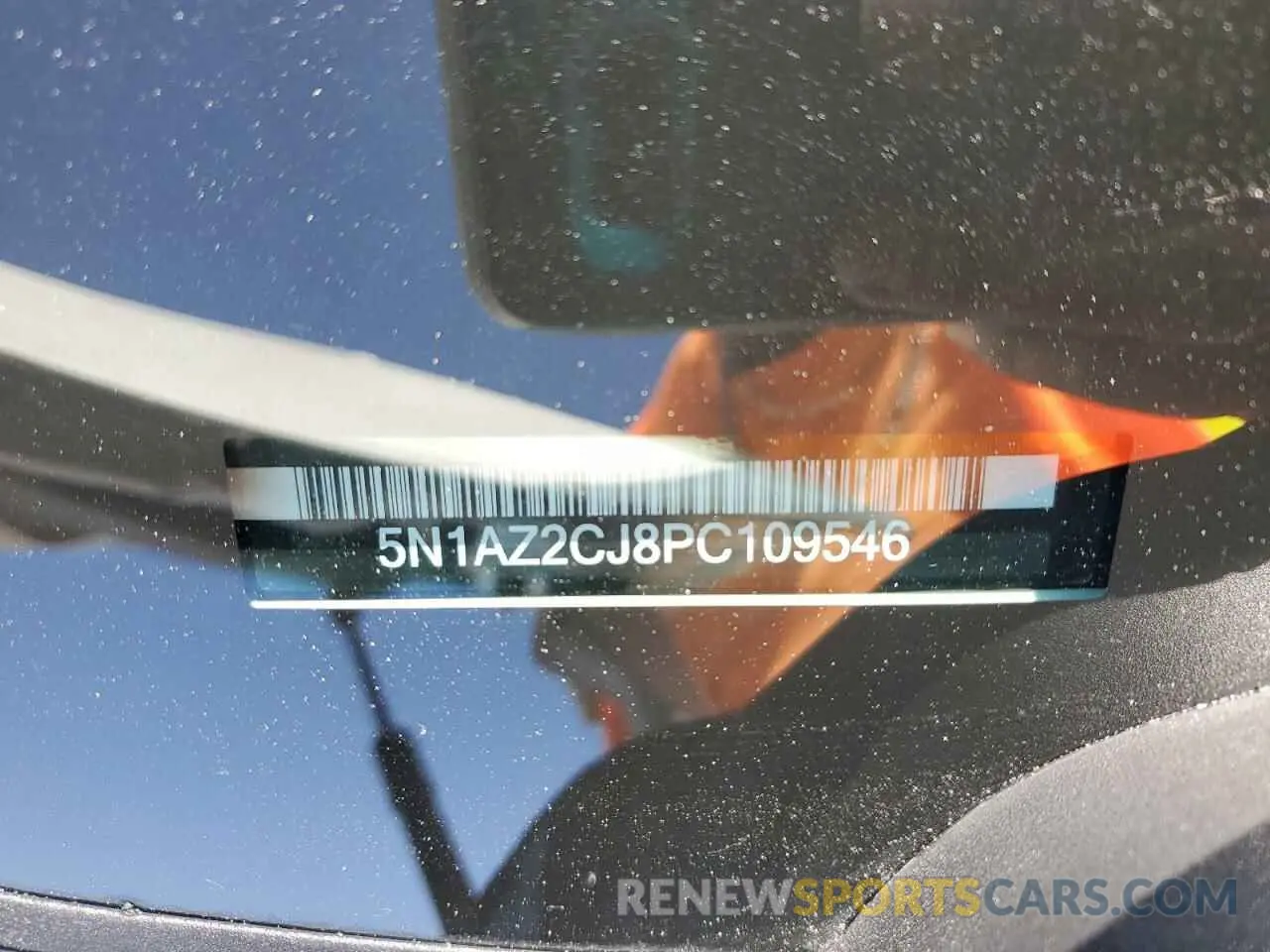 14 fotografías del automóvil dañado 5N1AZ2CJ8PC109546 NISSAN MURANO 2023