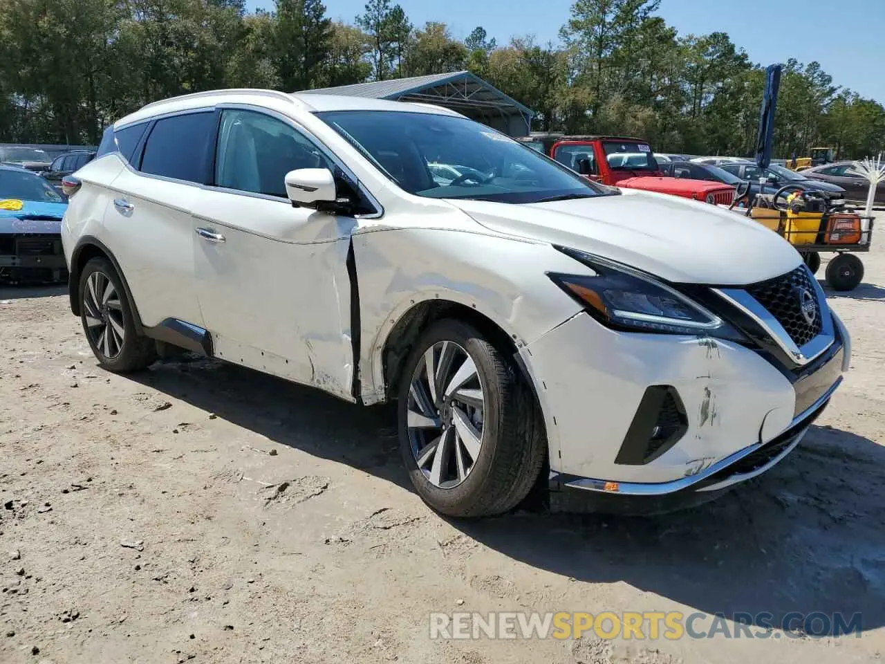 4 fotografías del automóvil dañado 5N1AZ2CJ8PC109546 NISSAN MURANO 2023