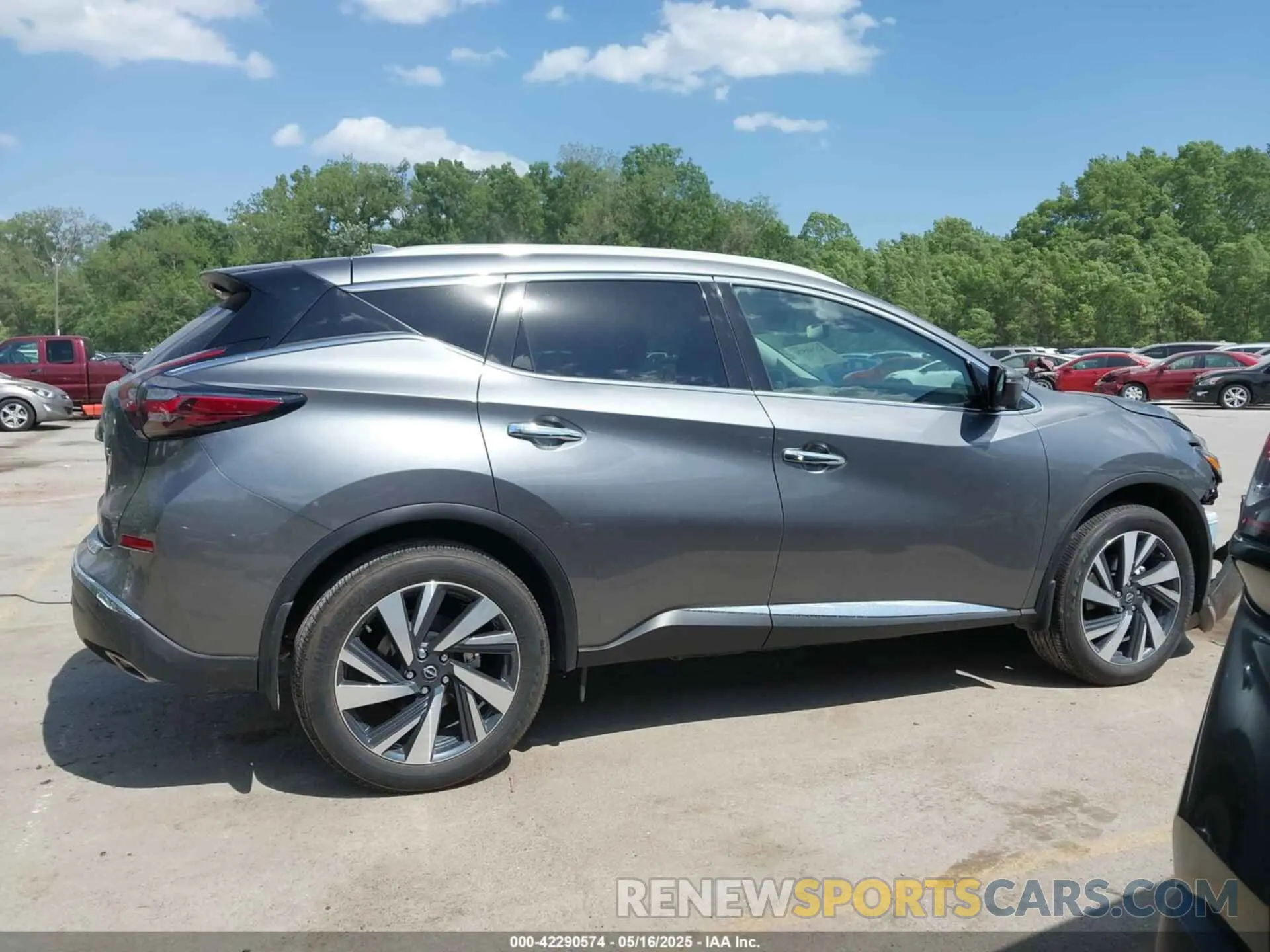 12 fotografías del automóvil dañado 5N1AZ2CJ9PC137016 NISSAN MURANO 2023
