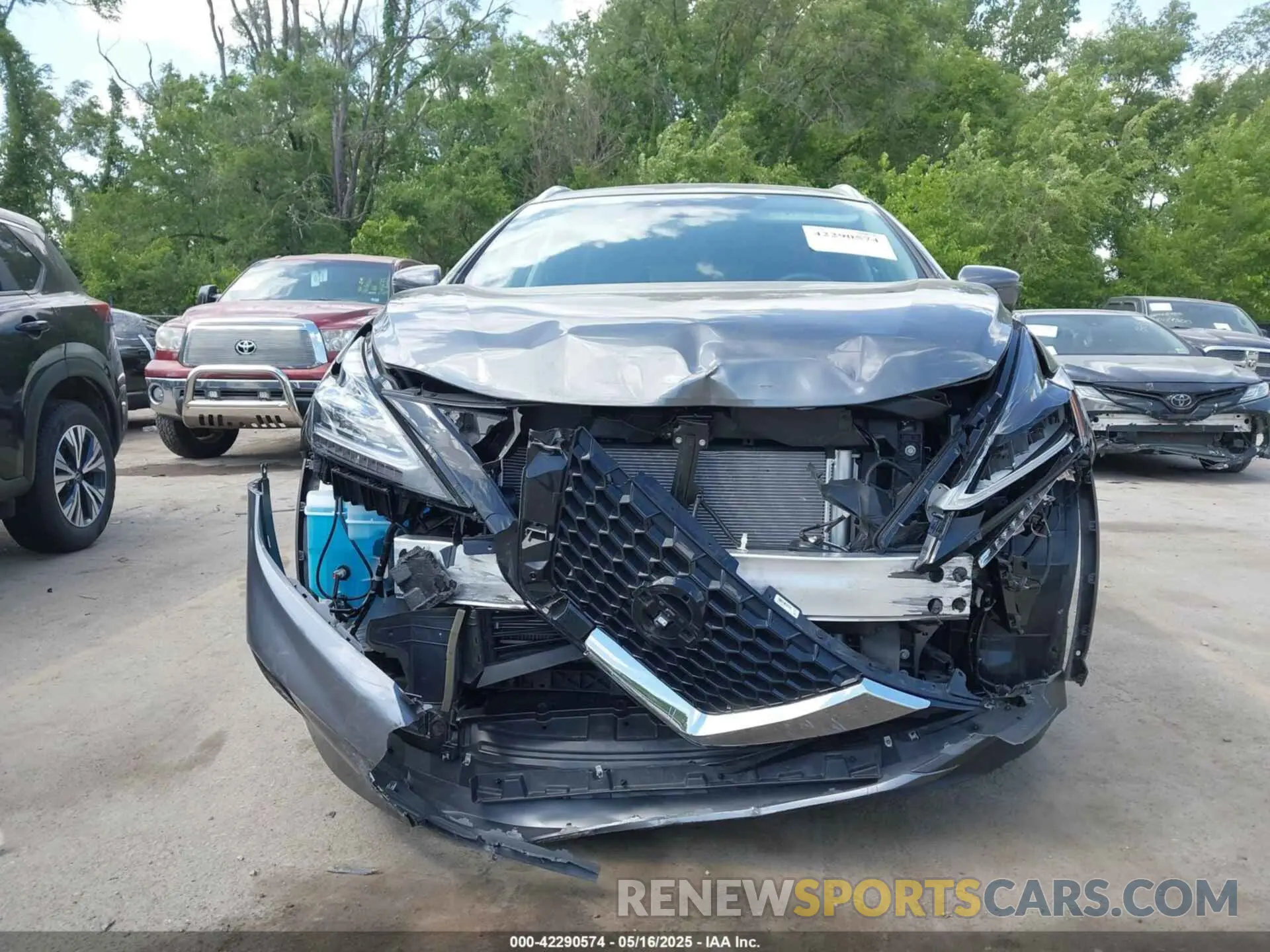 6 fotografías del automóvil dañado 5N1AZ2CJ9PC137016 NISSAN MURANO 2023
