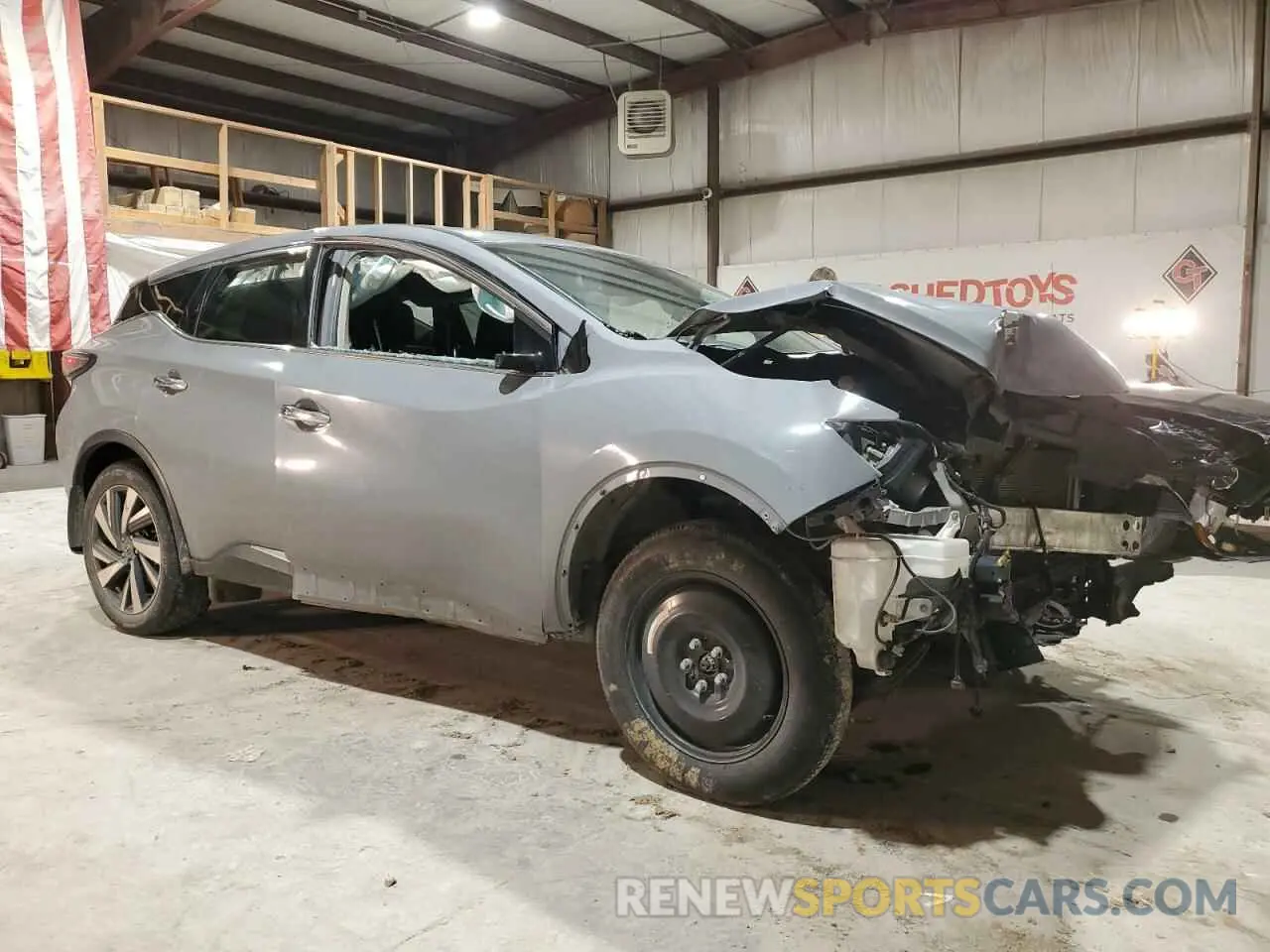 4 fotografías del automóvil dañado 5N1AZ2CJXPC107832 NISSAN MURANO 2023
