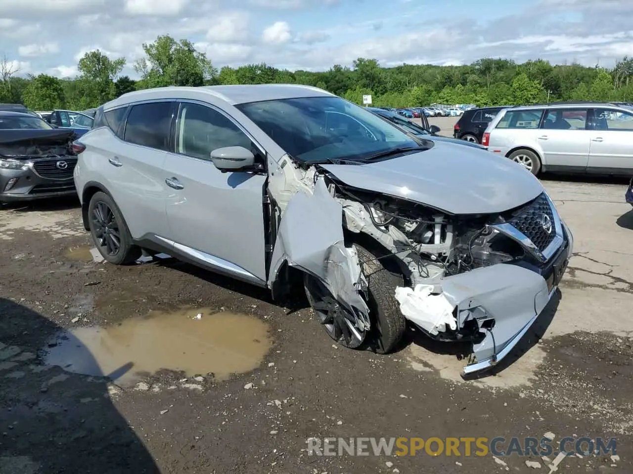 4 fotografías del automóvil dañado 5N1AZ2CS4PC142231 NISSAN MURANO 2023