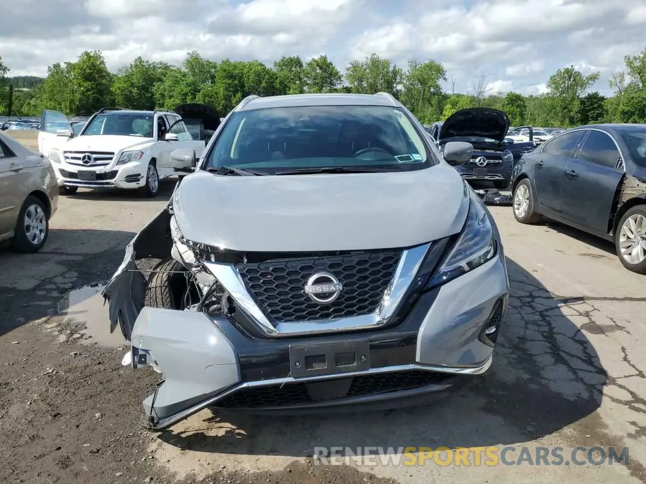 5 fotografías del automóvil dañado 5N1AZ2CS4PC142231 NISSAN MURANO 2023