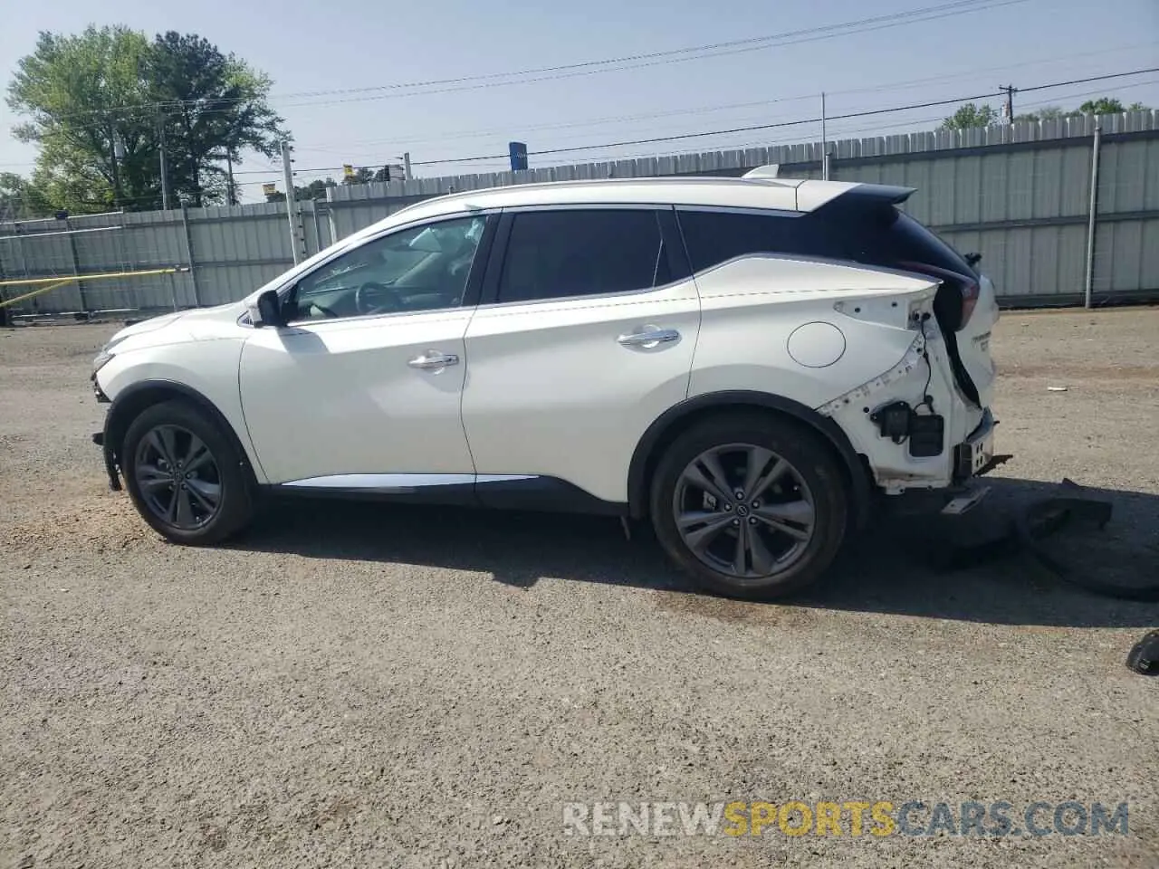 2 fotografías del automóvil dañado 5N1AZ2DJ3PC114829 NISSAN MURANO 2023