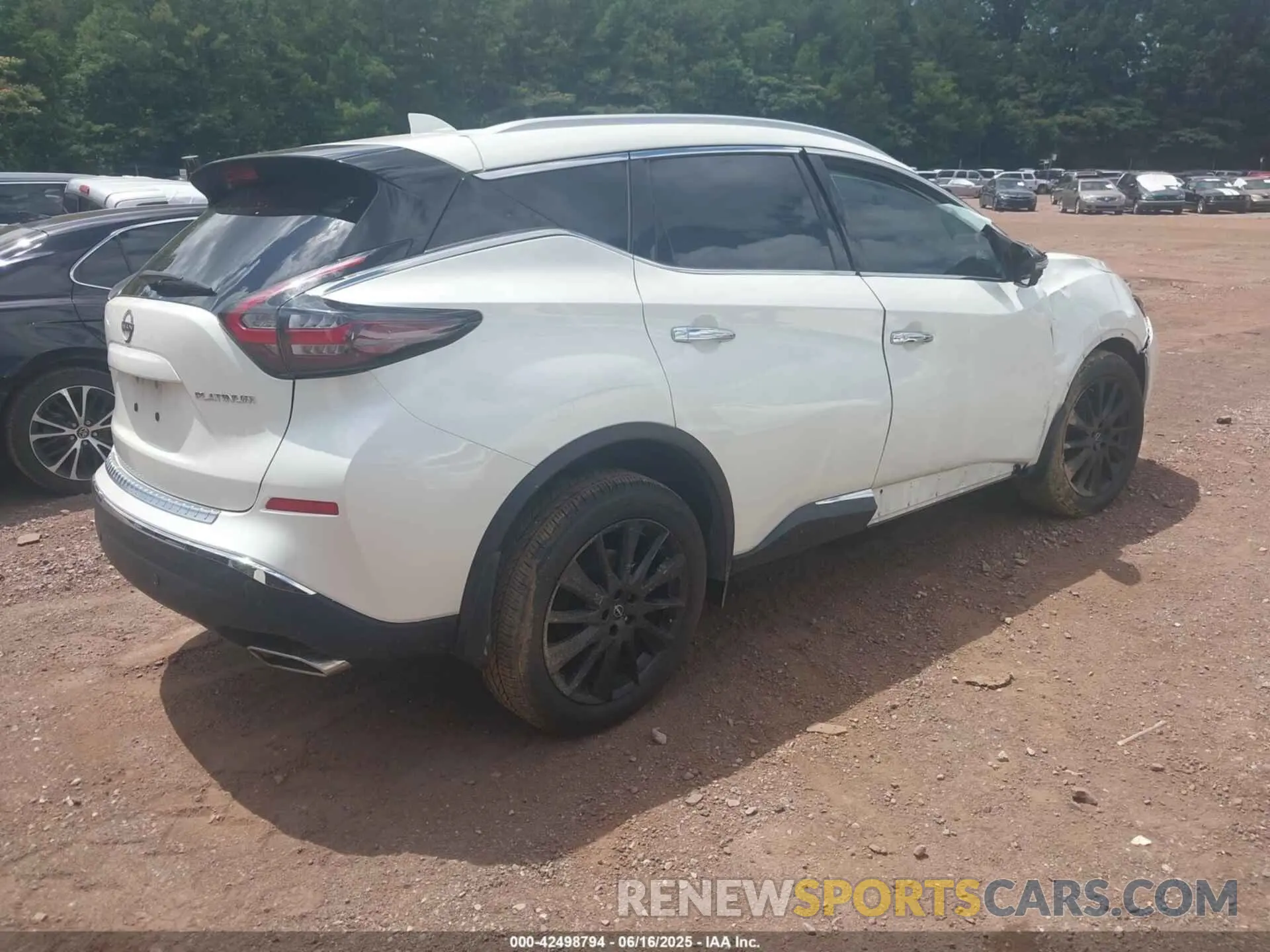 4 fotografías del automóvil dañado 5N1AZ2DJ3PC132795 NISSAN MURANO 2023