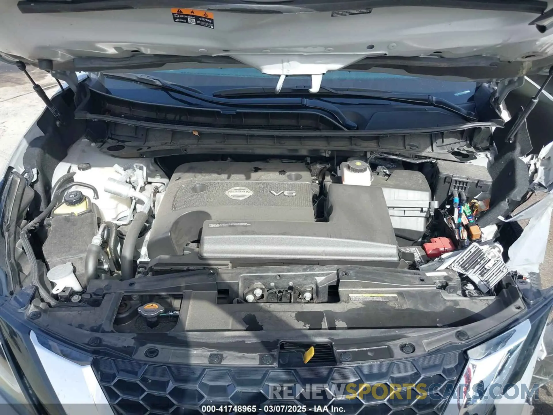 10 fotografías del automóvil dañado 5N1AZ2DJ6PC134735 NISSAN MURANO 2023