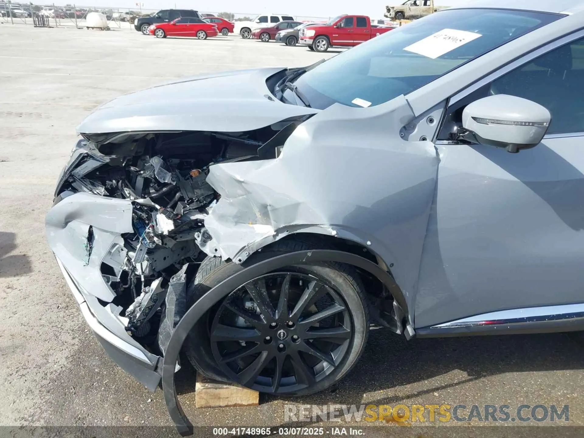 6 fotografías del automóvil dañado 5N1AZ2DJ6PC134735 NISSAN MURANO 2023