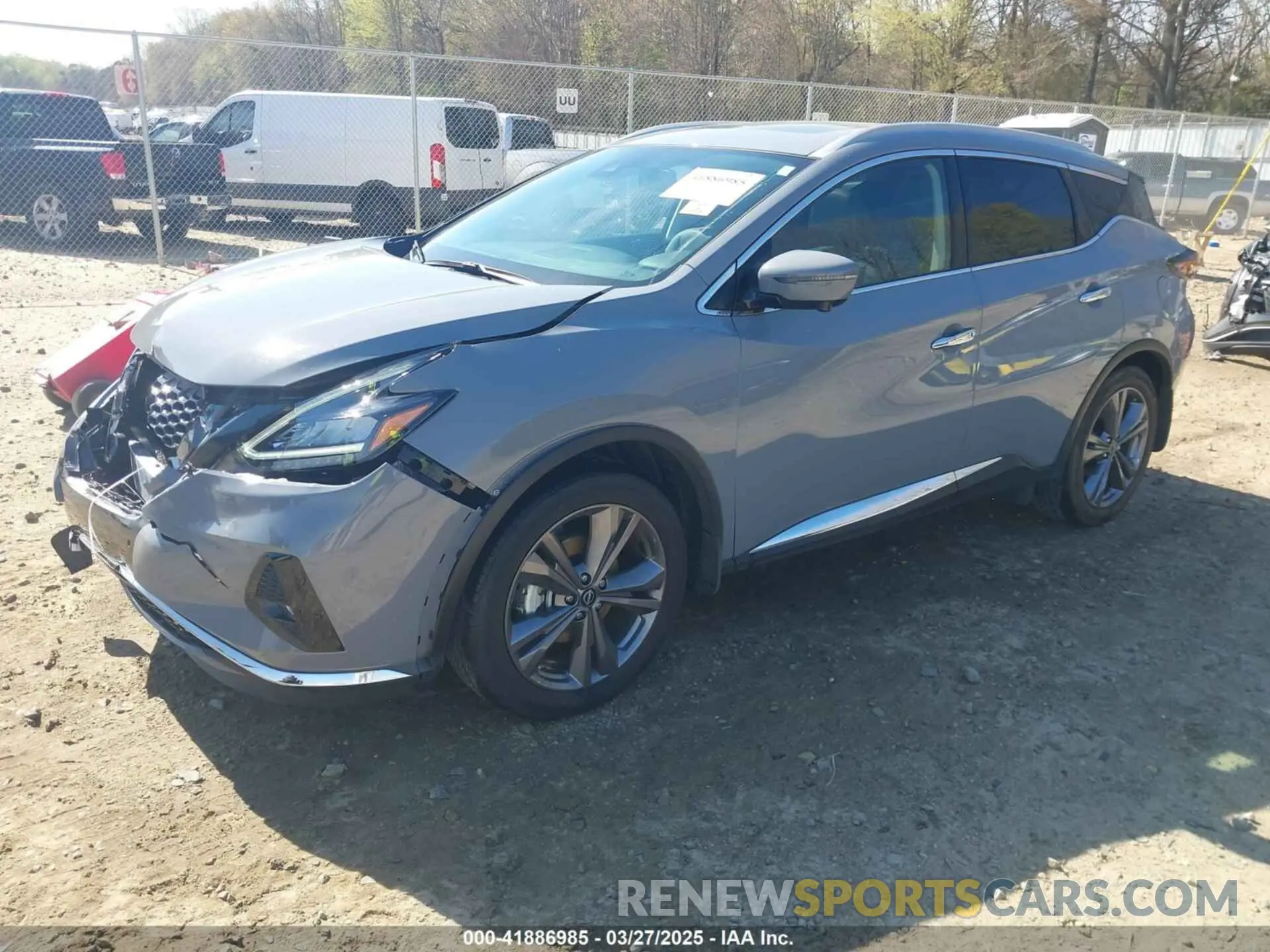 2 fotografías del automóvil dañado 5N1AZ2DJ9PC105164 NISSAN MURANO 2023