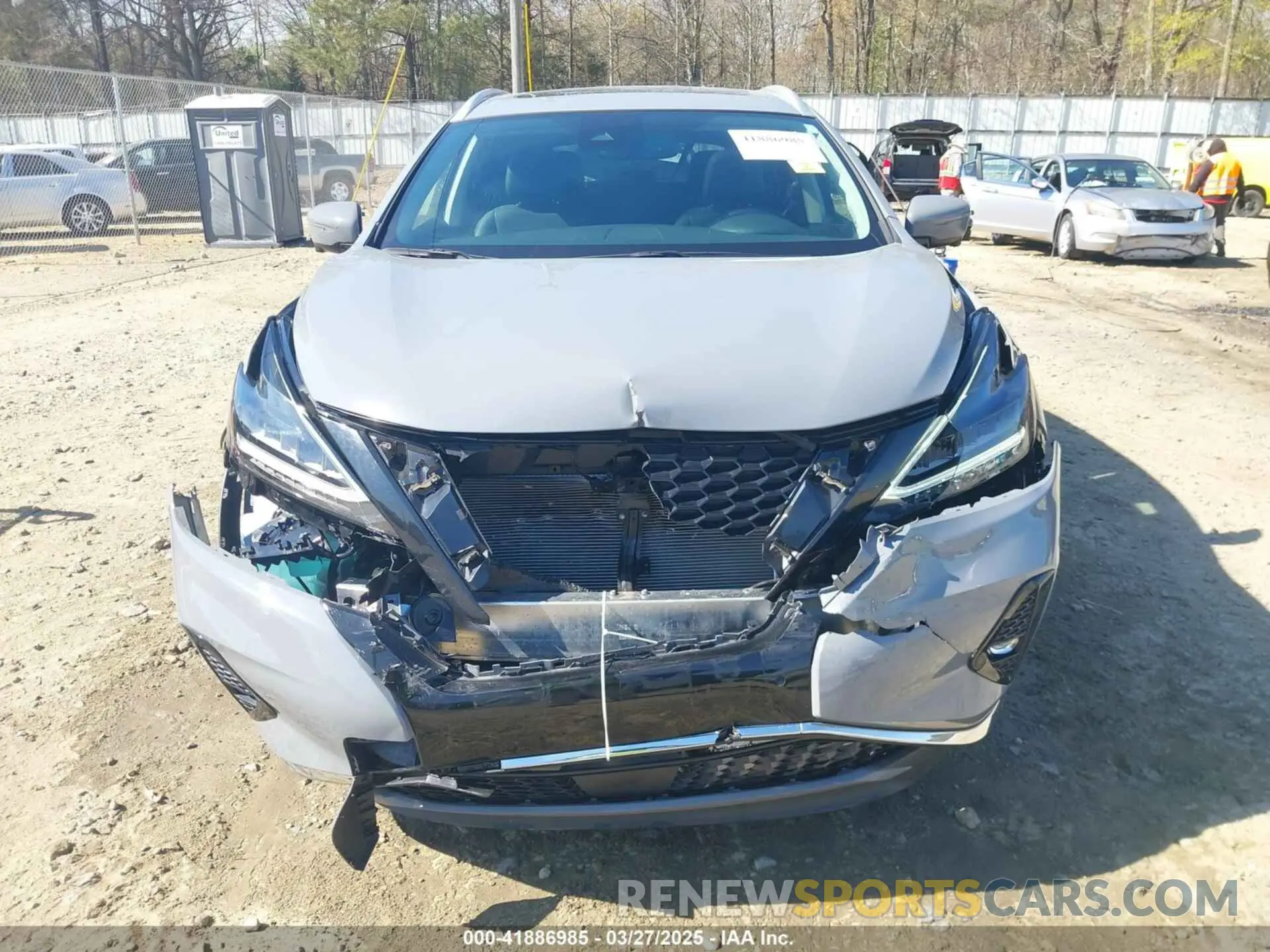 6 fotografías del automóvil dañado 5N1AZ2DJ9PC105164 NISSAN MURANO 2023