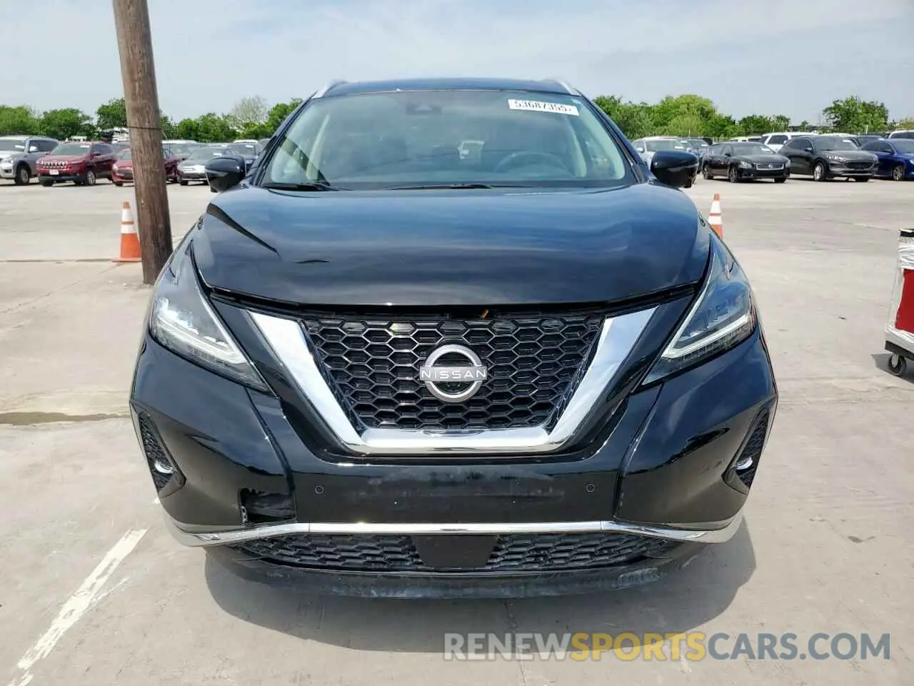 5 fotografías del automóvil dañado 5N1AZ2DJXPC139095 NISSAN MURANO 2023
