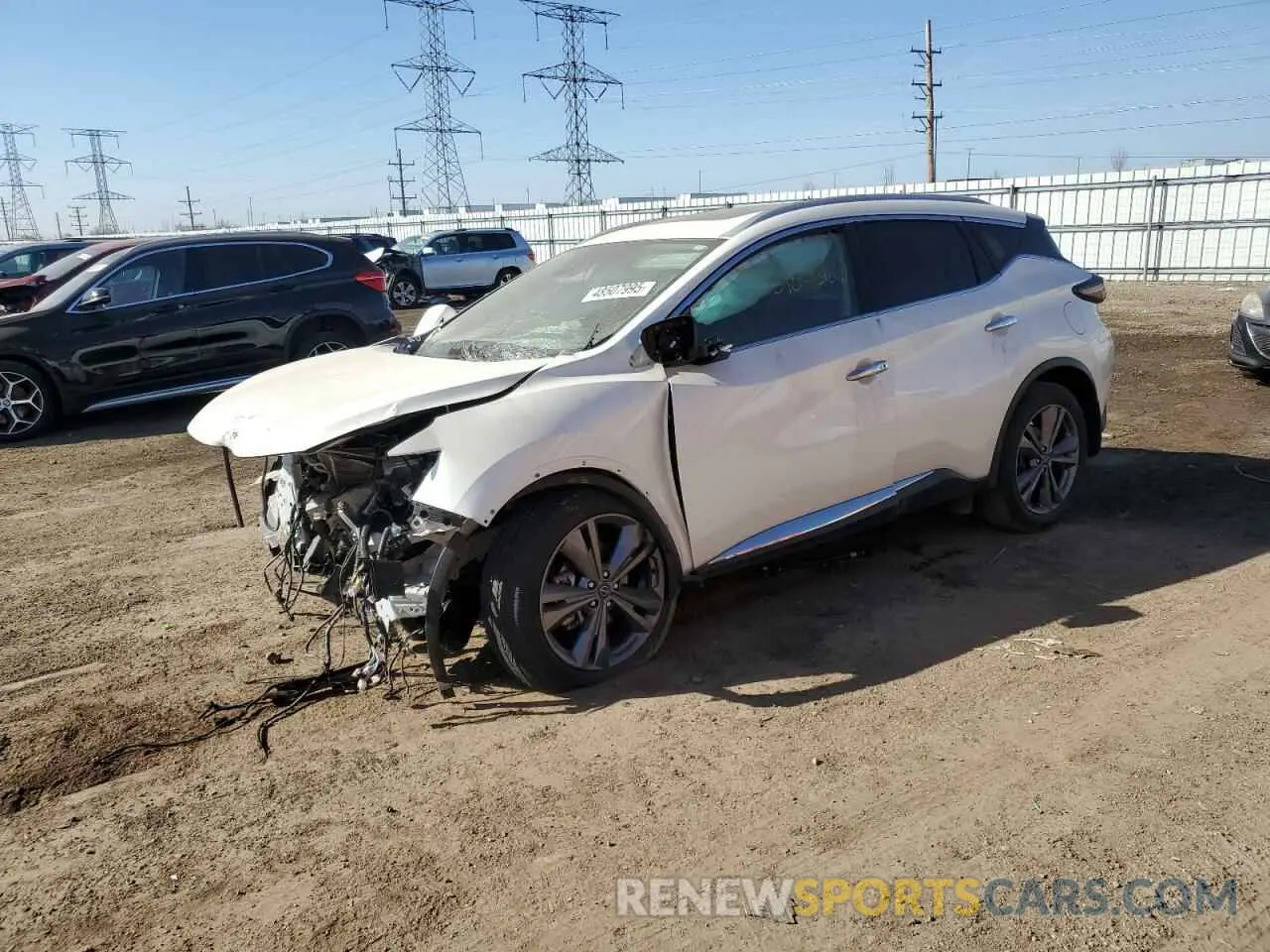 1 fotografías del automóvil dañado 5N1AZ2DS2PC119805 NISSAN MURANO 2023