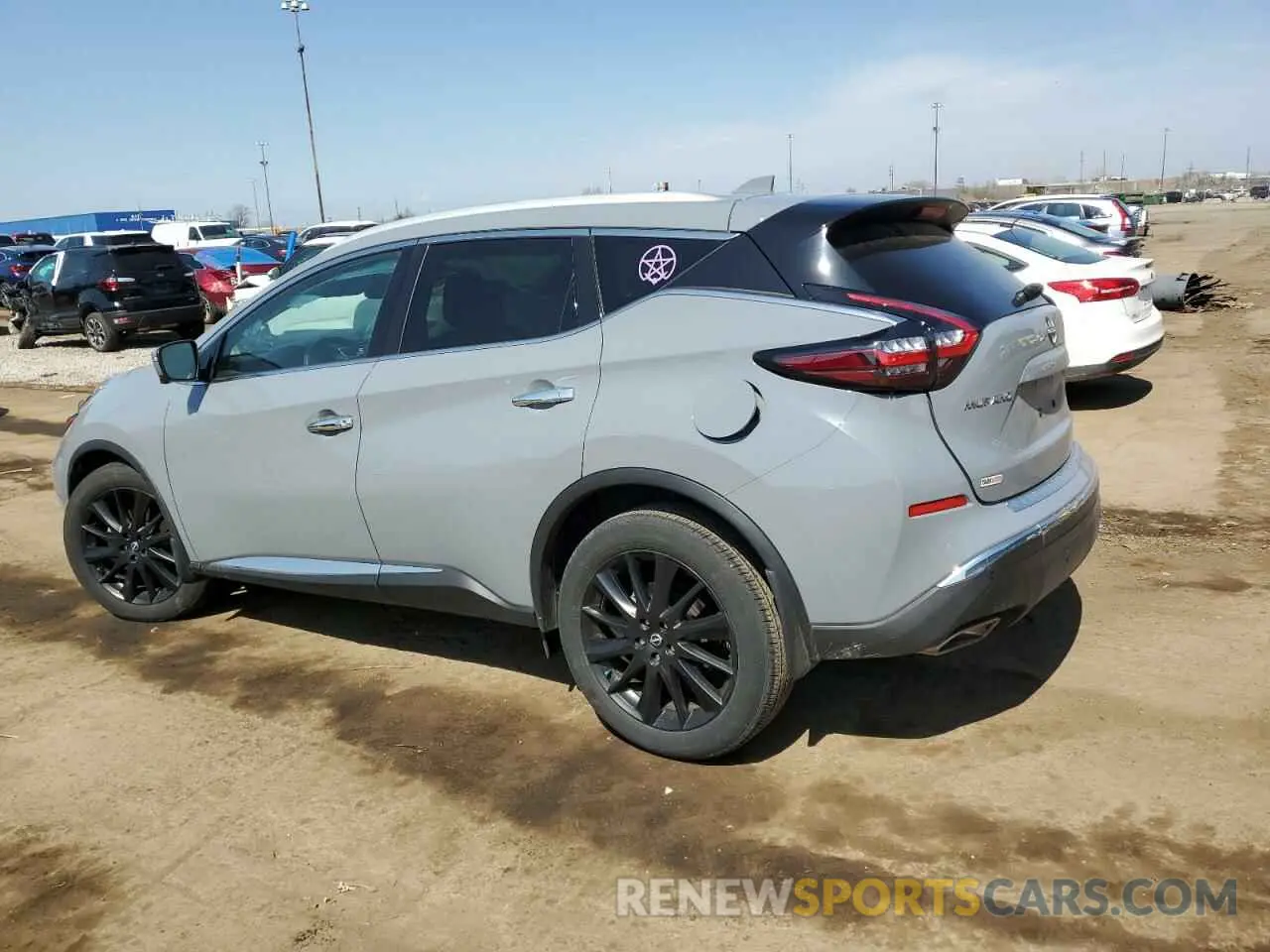 2 fotografías del automóvil dañado 5N1AZ2DS3PC129694 NISSAN MURANO 2023